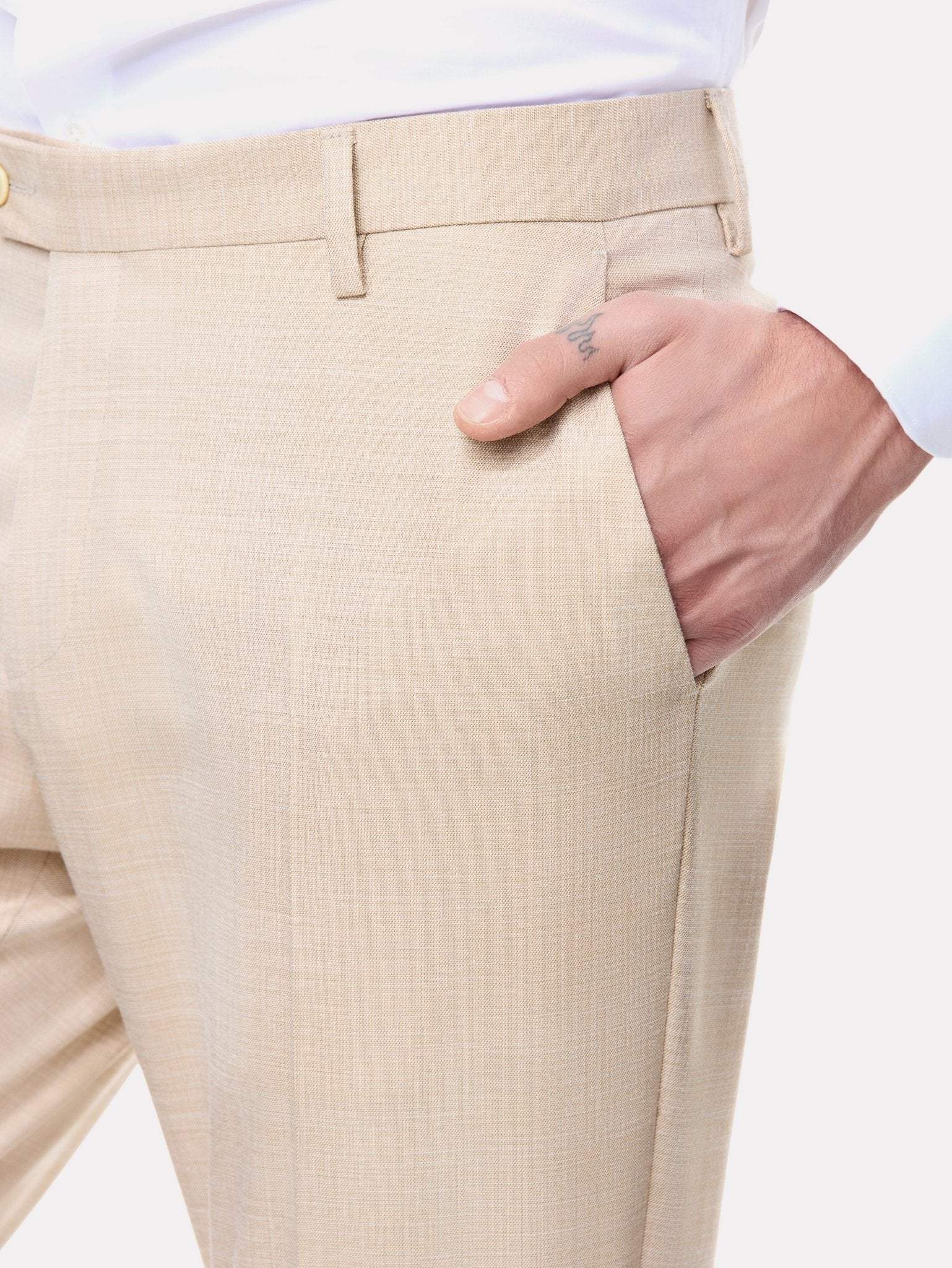 Costum slim fit bej - Viggo