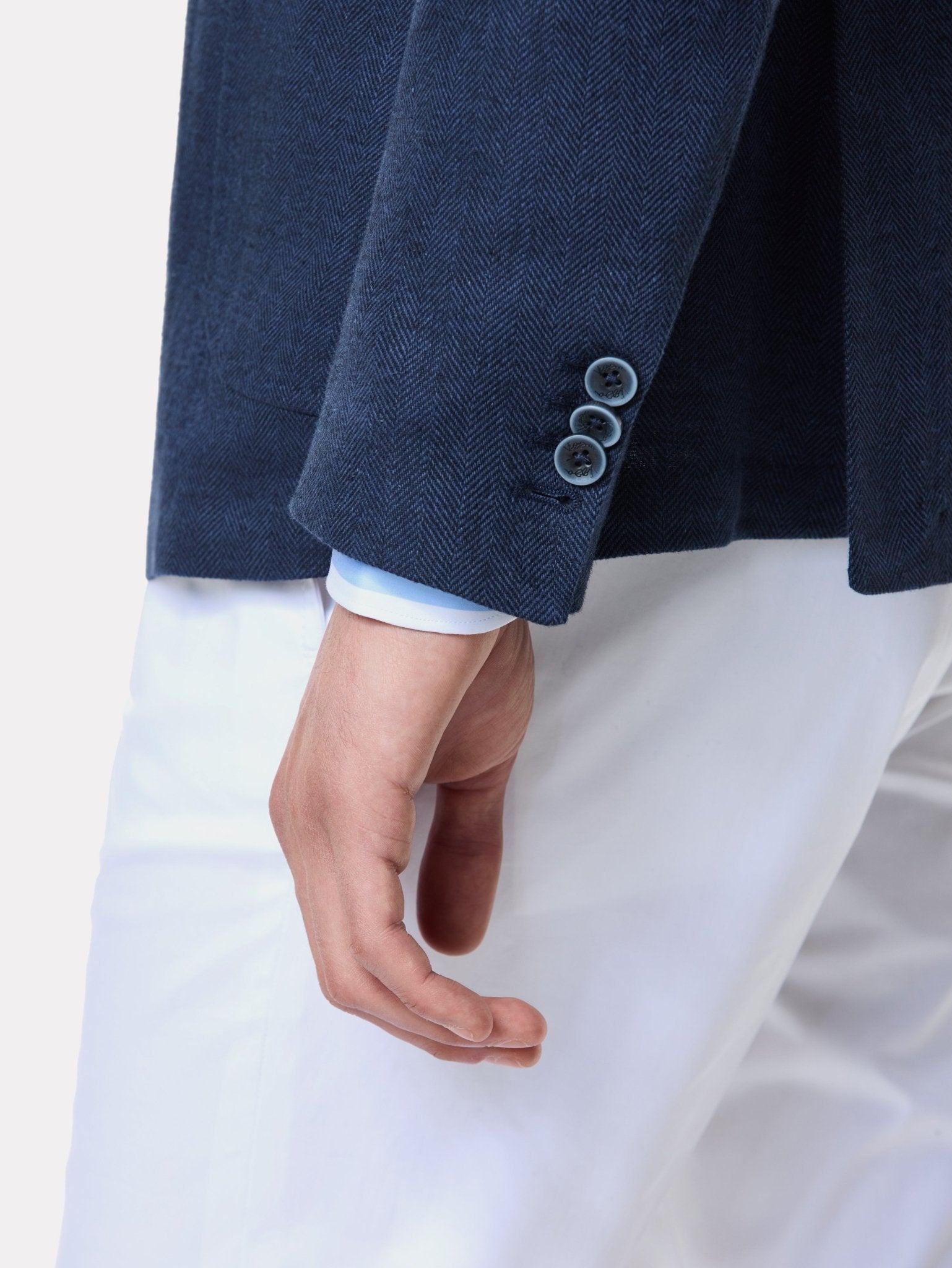 Sacou navy la doua randuri de nasturi - Viggo