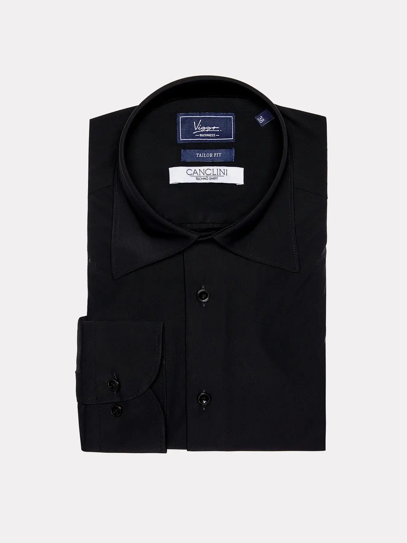 Camasa neagra tesatura techno