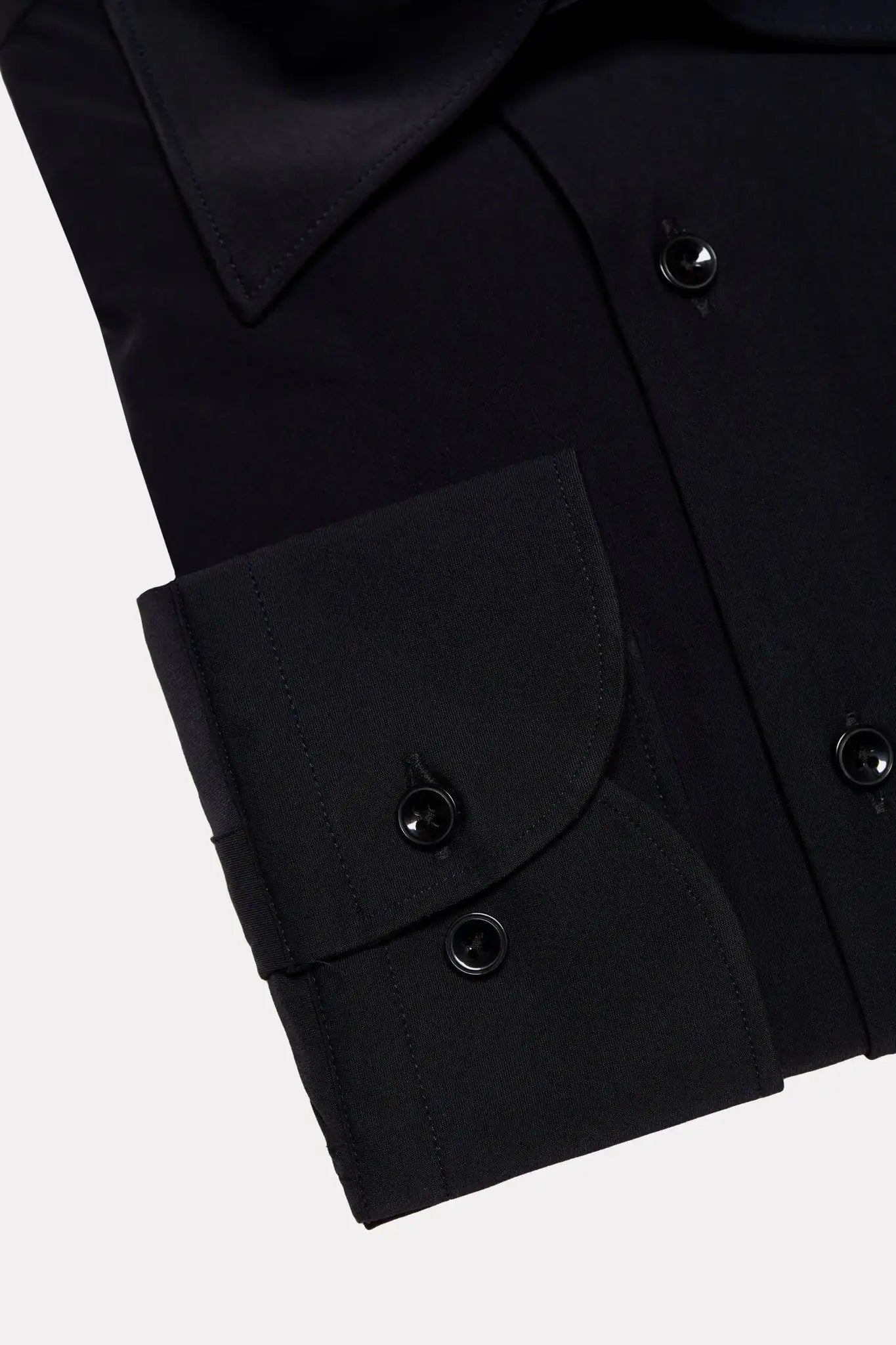 Camasa neagra tesatura techno