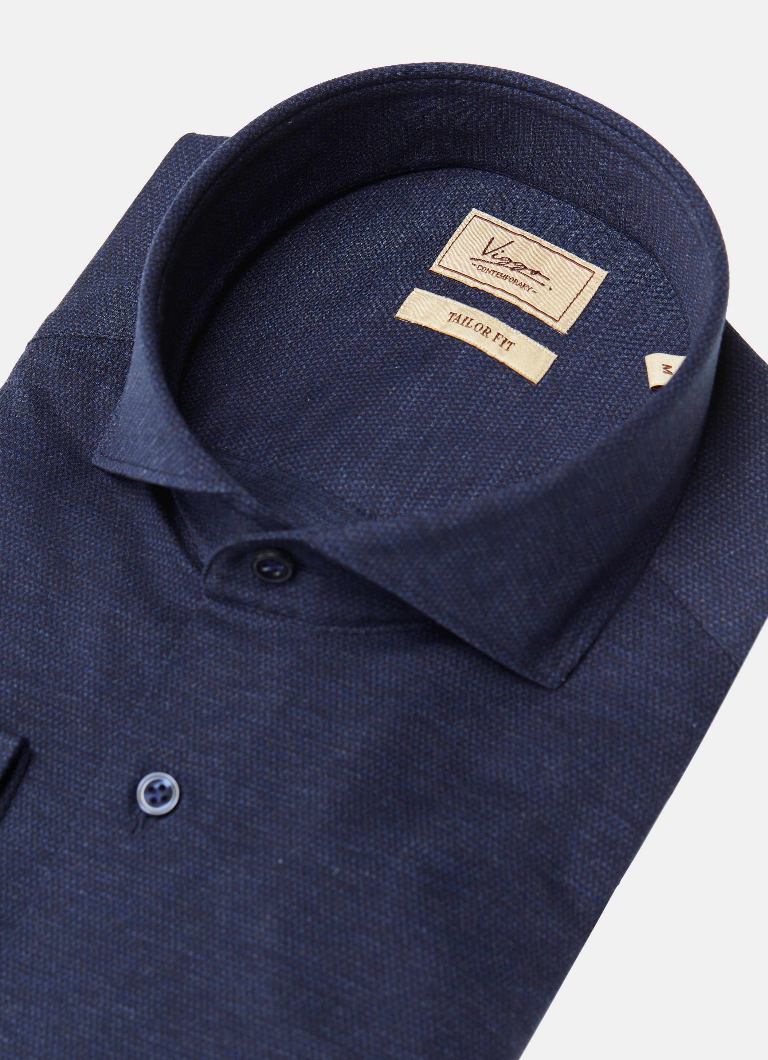 Navy birdseye shirt