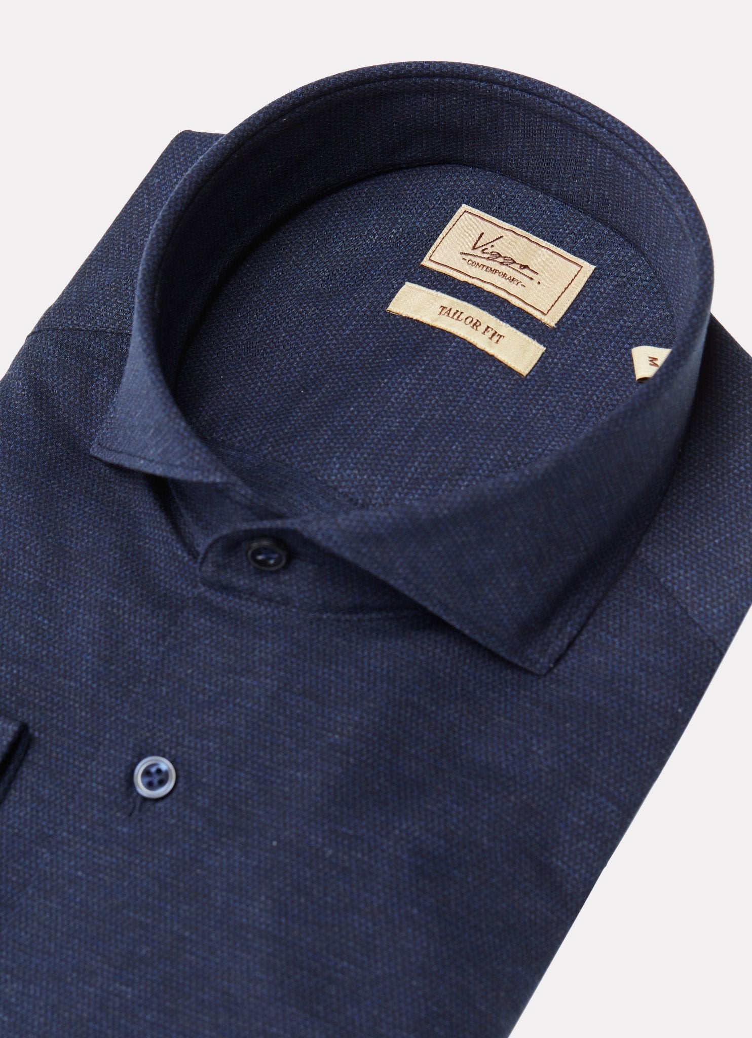 Camasa navy birdseye - Viggo