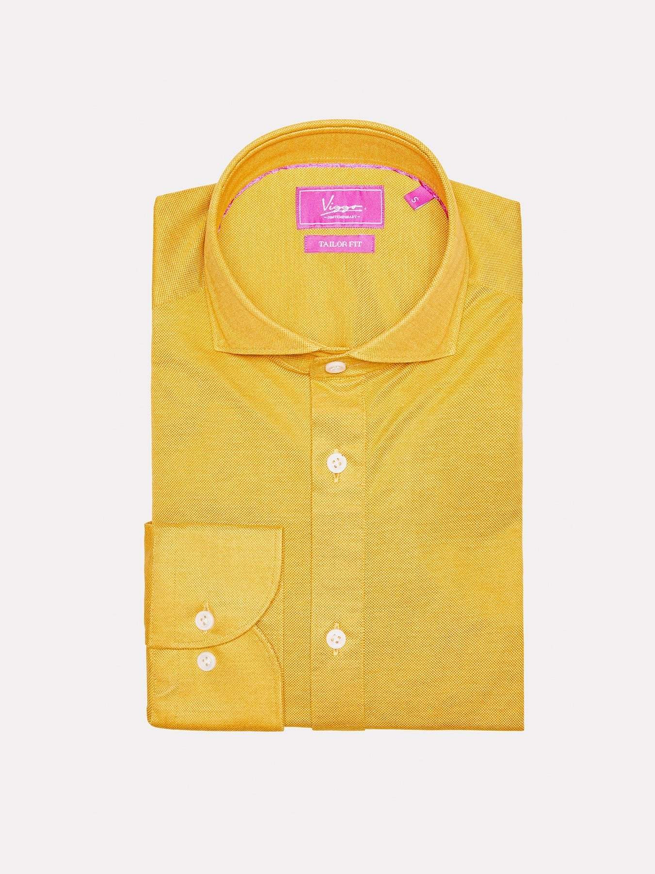 Camasa popover galben mustar