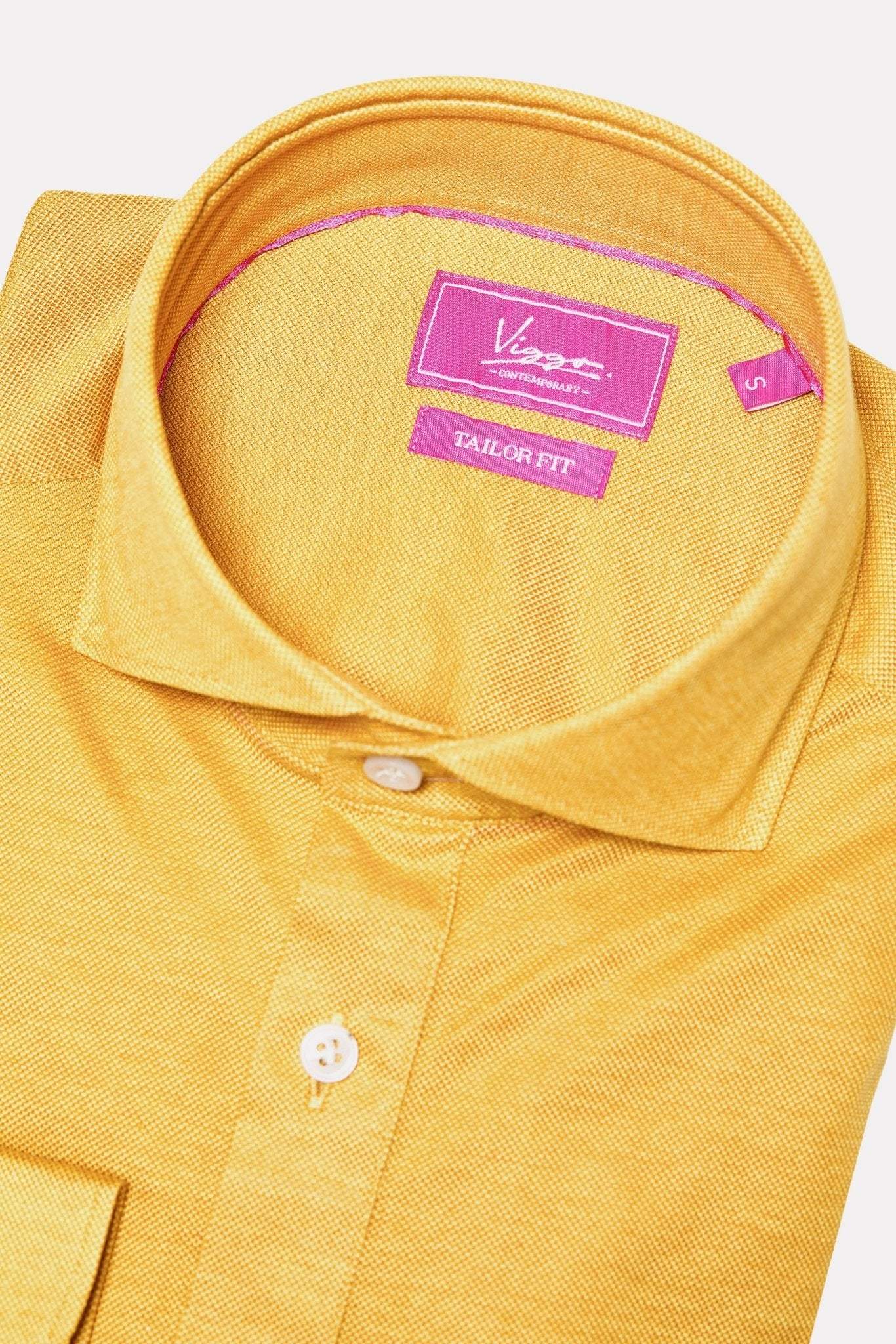 Camasa popover galben mustar