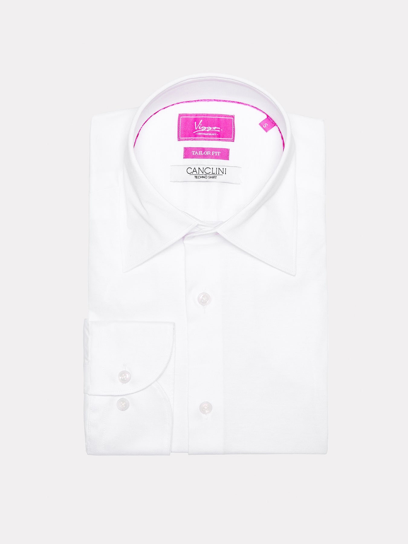 White jersey shirt, techno fabric