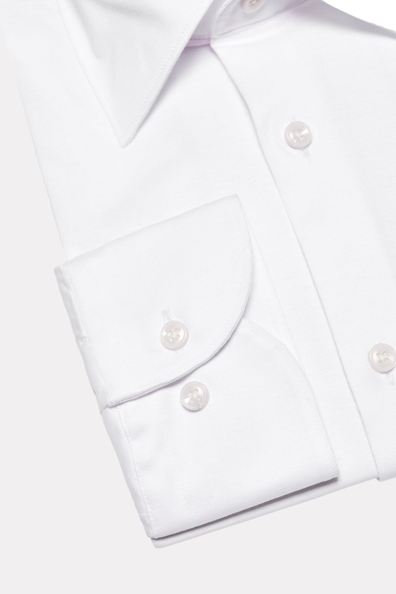 Camasa alba jersey, tesatura techno - Viggo