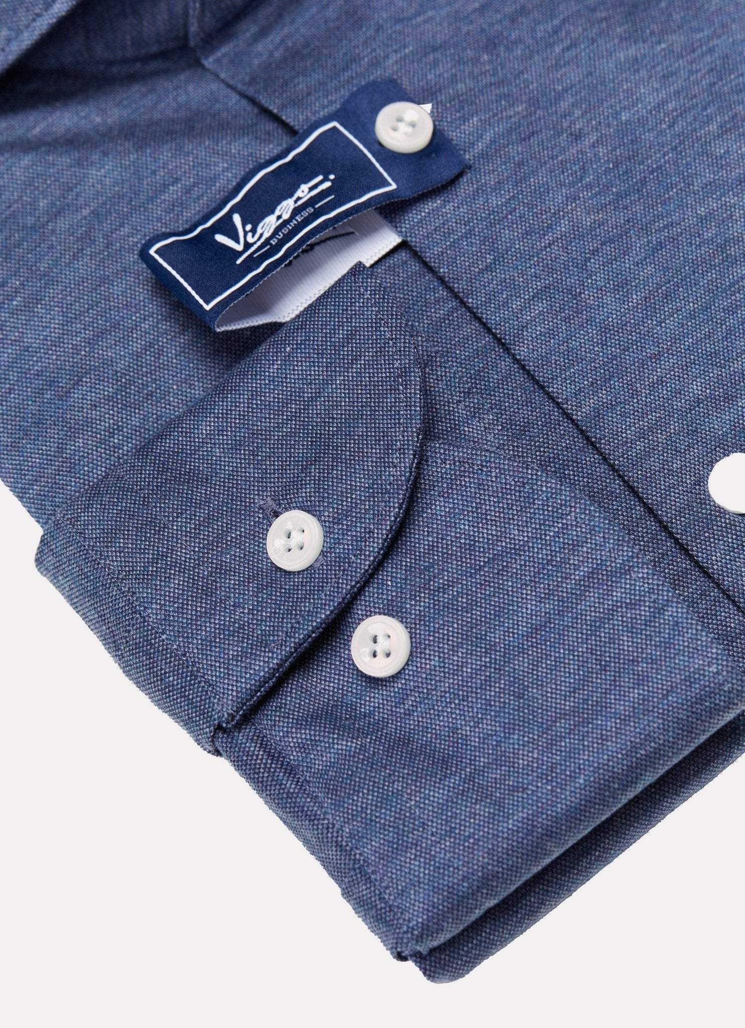 Camasa albastru denim din jerseu