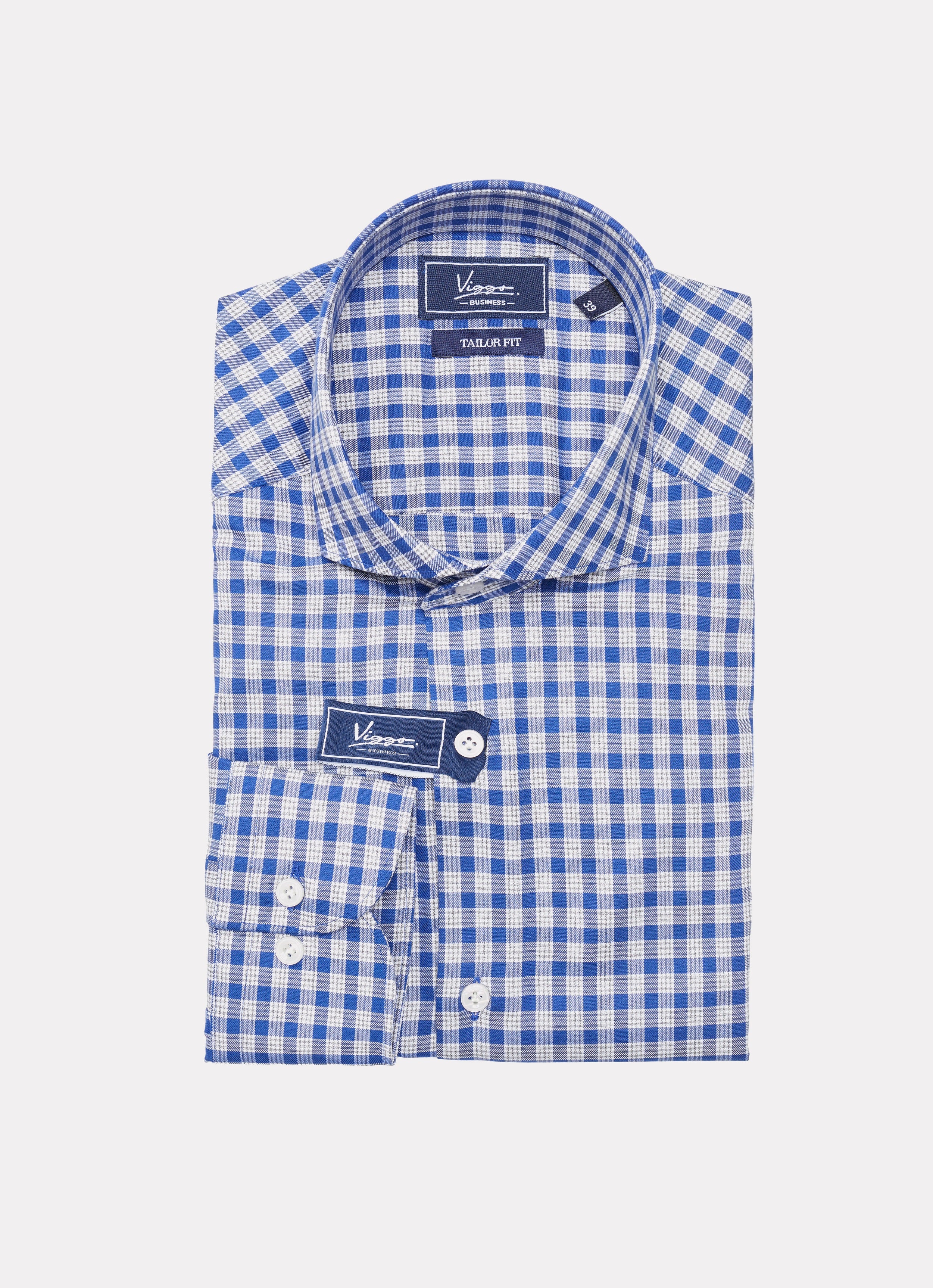 Bamboo and cotton checkered shirt