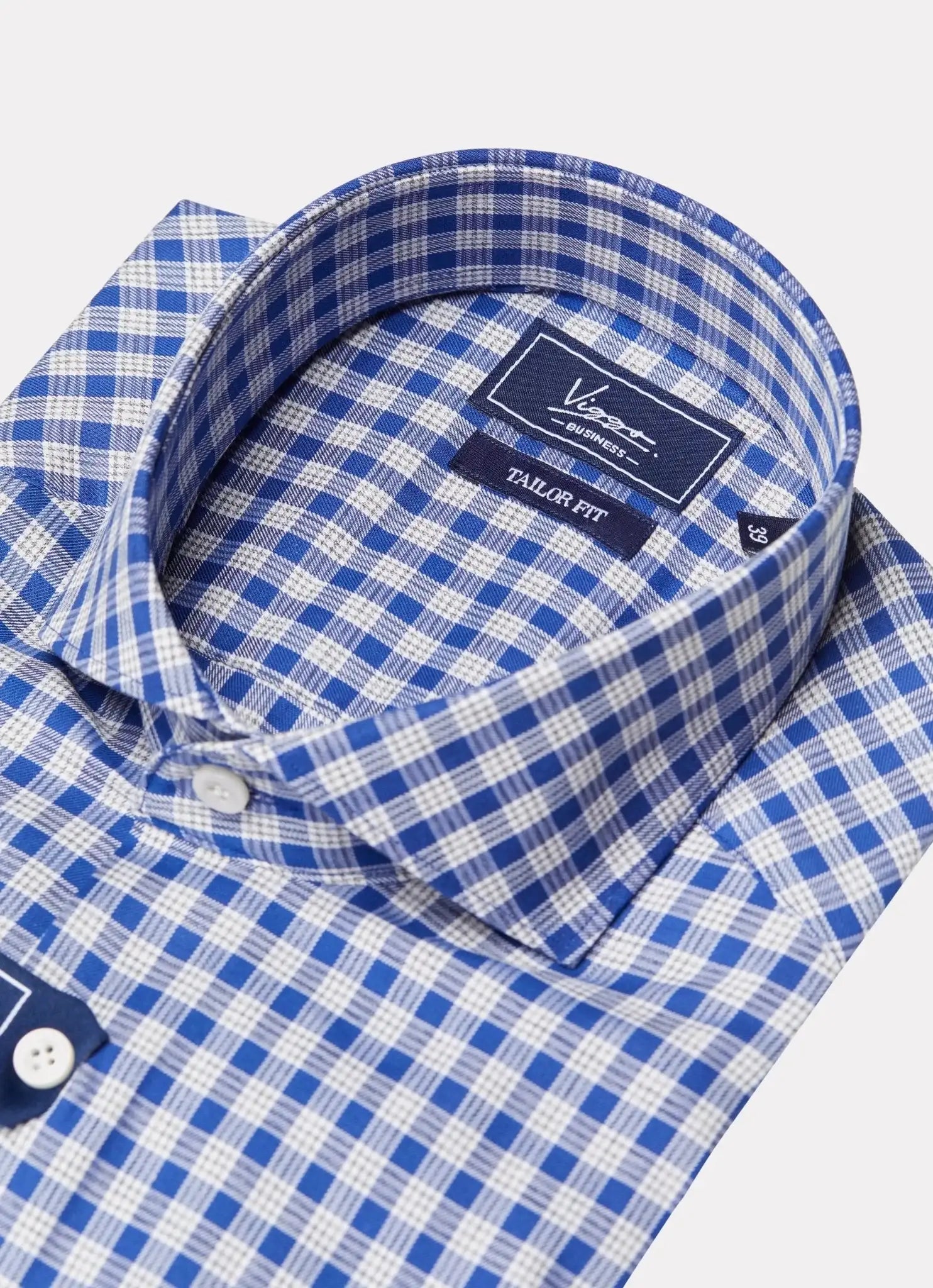 Camasa in carouri din bambus si bumbac