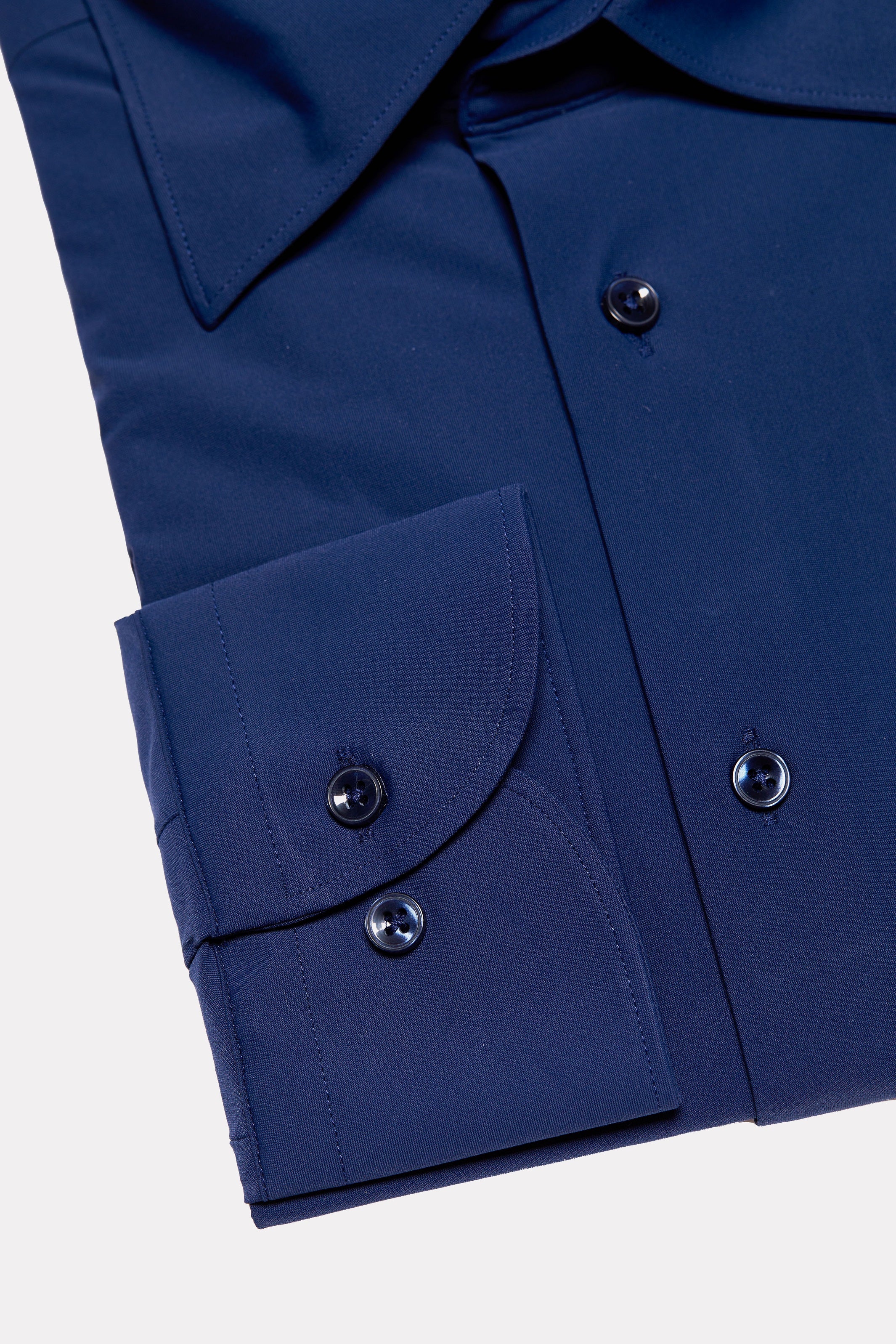 Navy blue techno fabric shirt