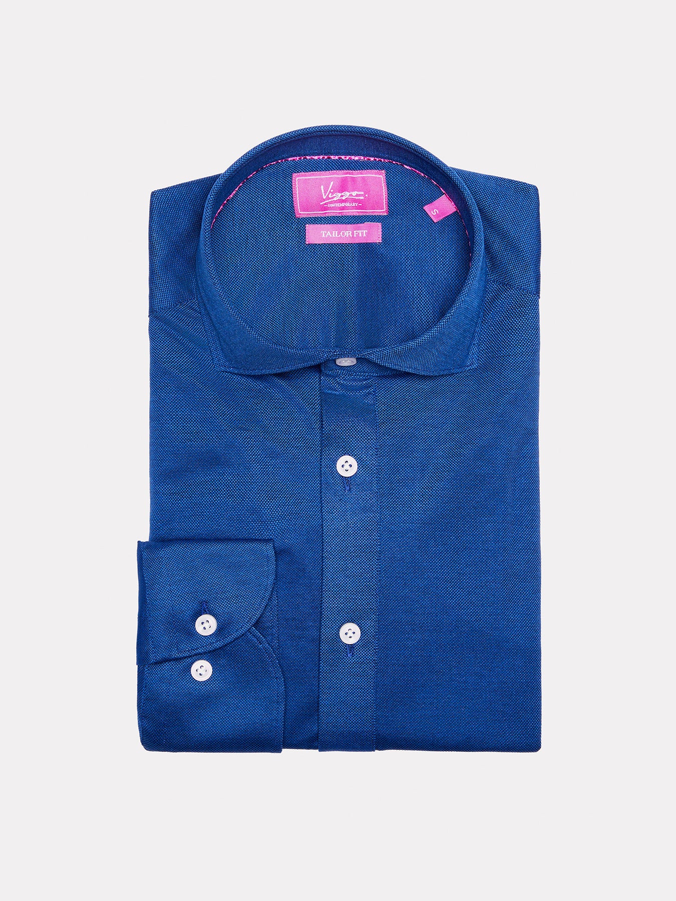 Blue popover shirt