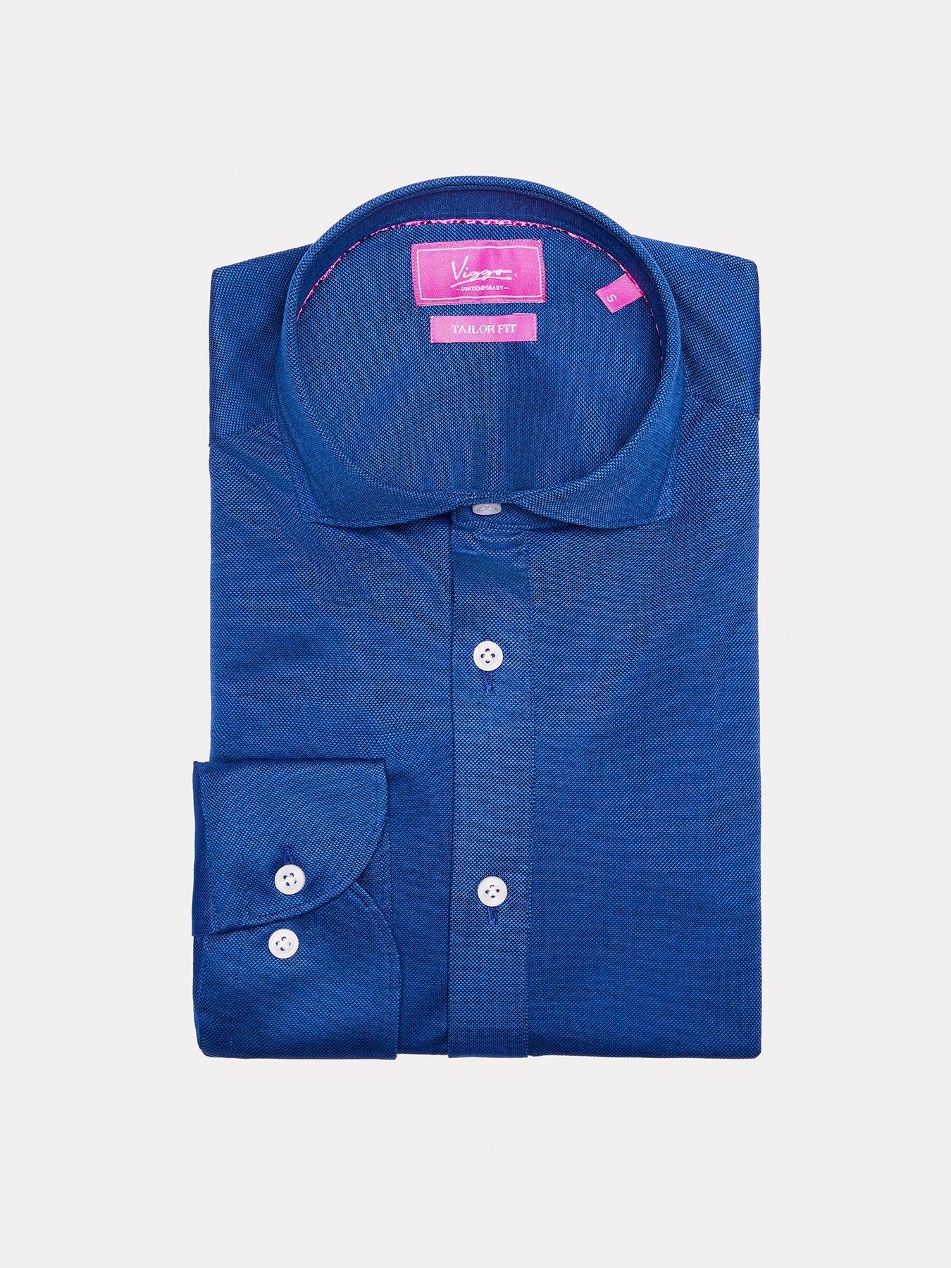 Camasa popover albastra - Viggo