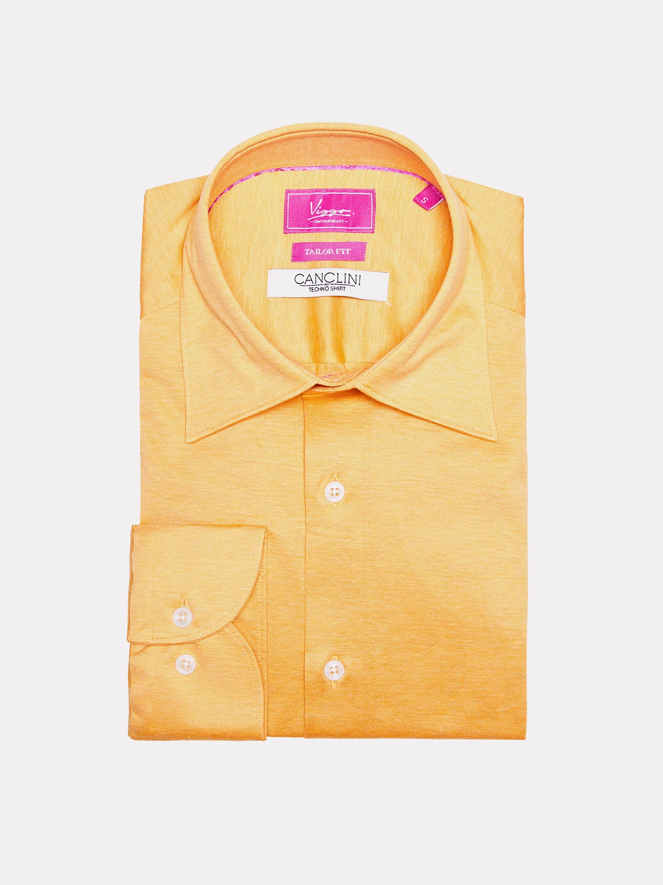 Camasa galbena jersey, tesatura techno