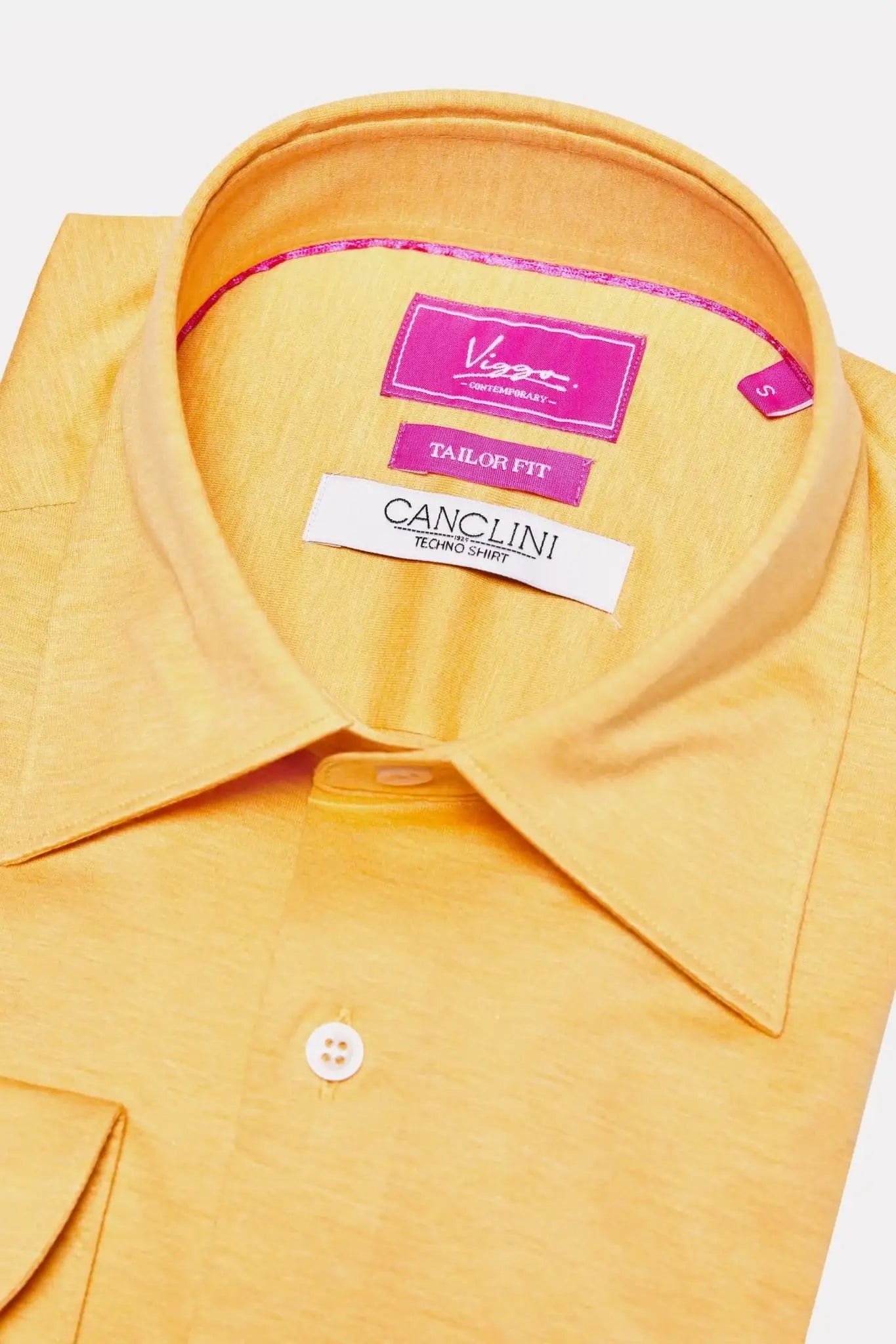 Camasa galbena jersey, tesatura techno