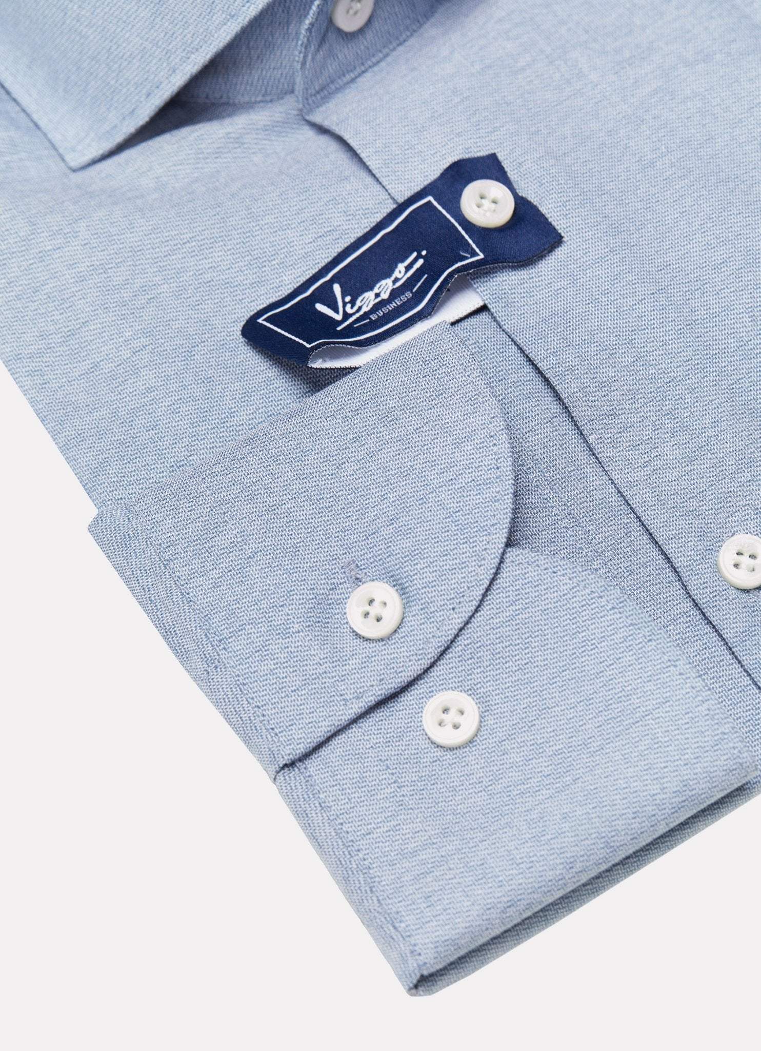 Denim blue shirt made of bamboo jersey