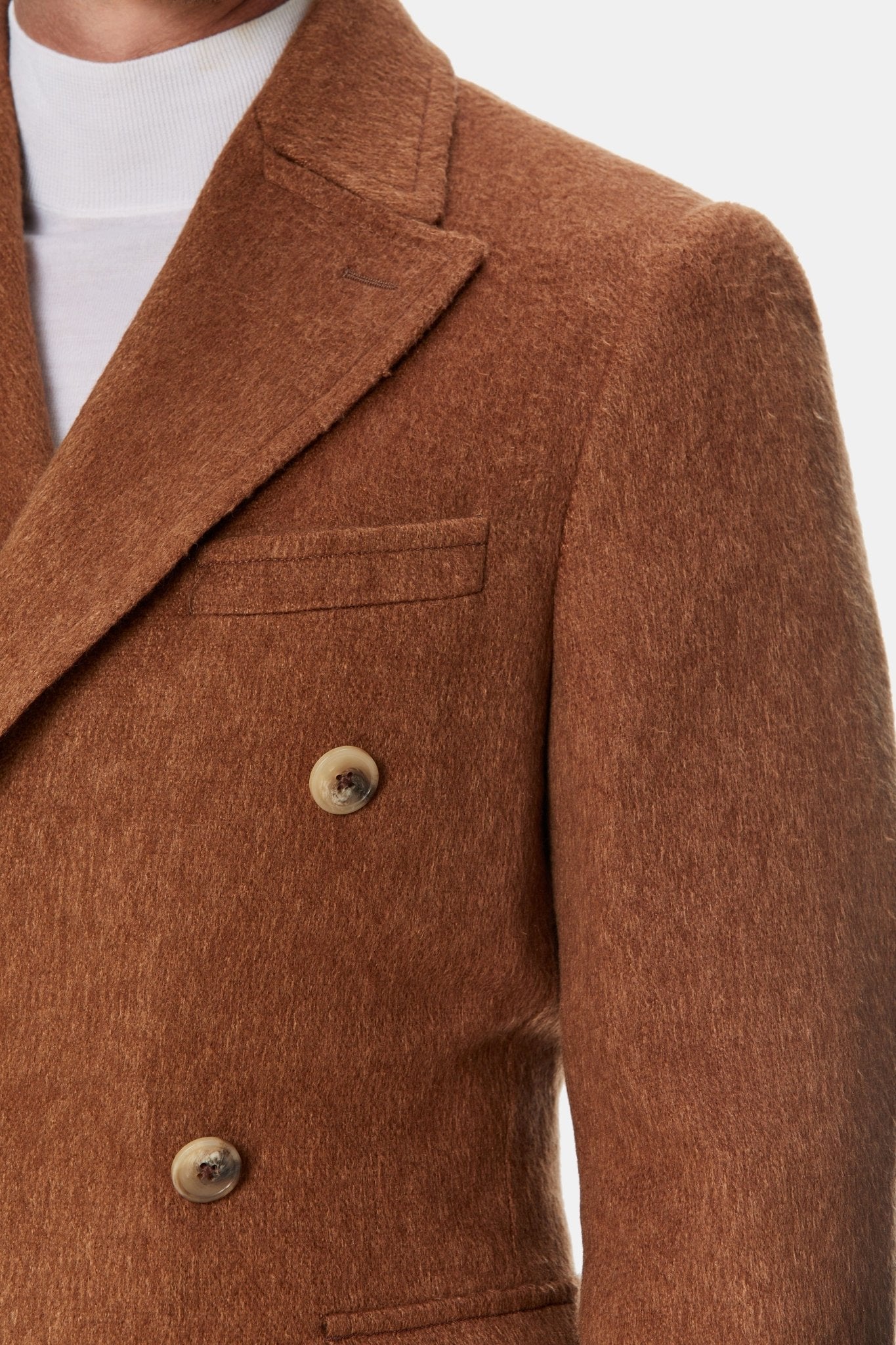 Palton camel din par de camila - Viggo