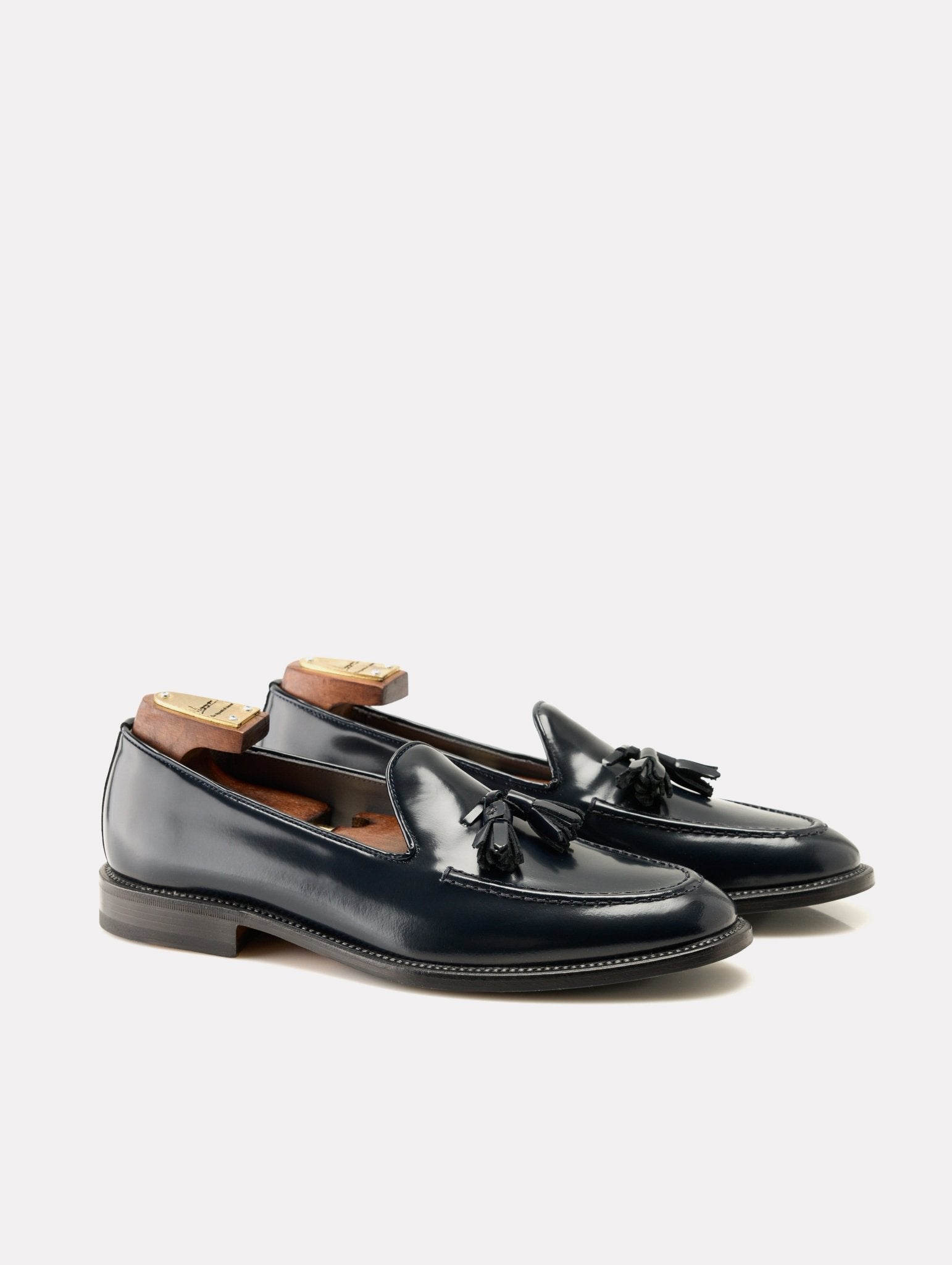 Mocasini navy cu ciucuri - Viggo