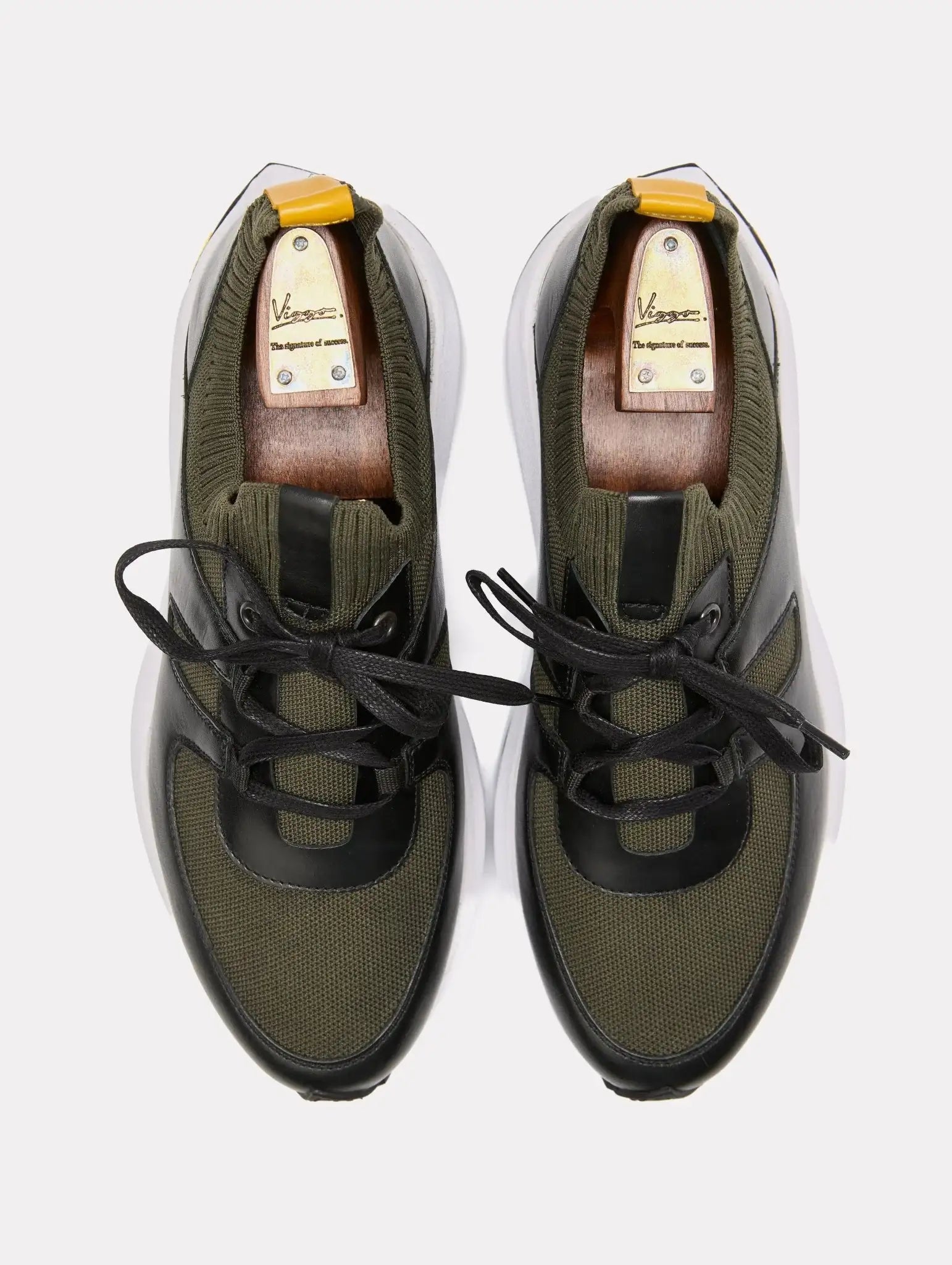 ARMY SNEAKERS LEATHER & TEXTILE