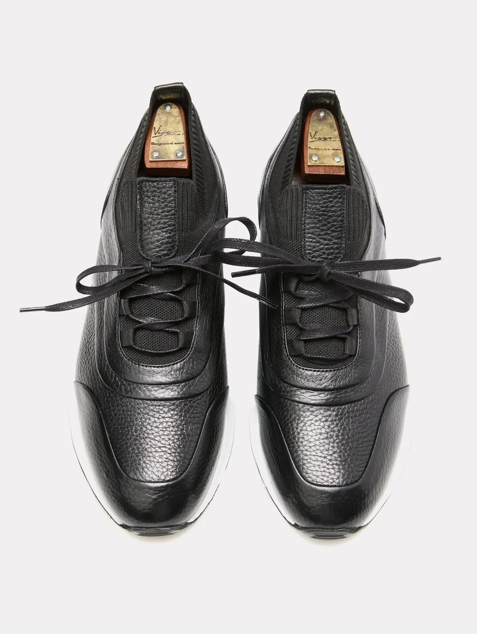 SNEAKERS NEGRU piele