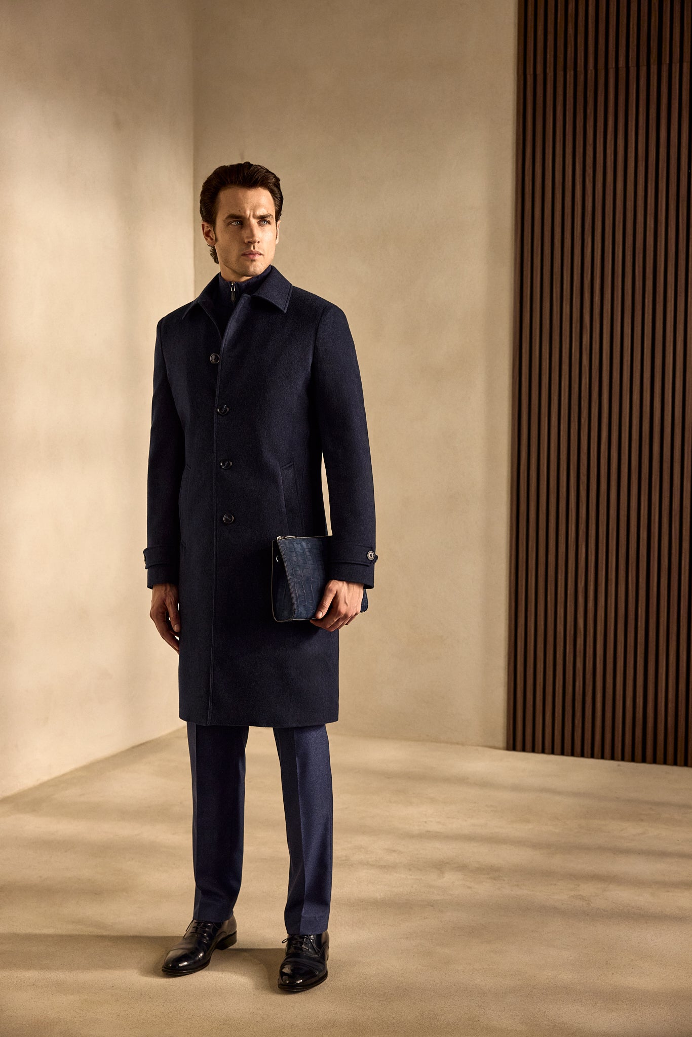 COSTUM albastru tesatura Vitale Barberis Canonico