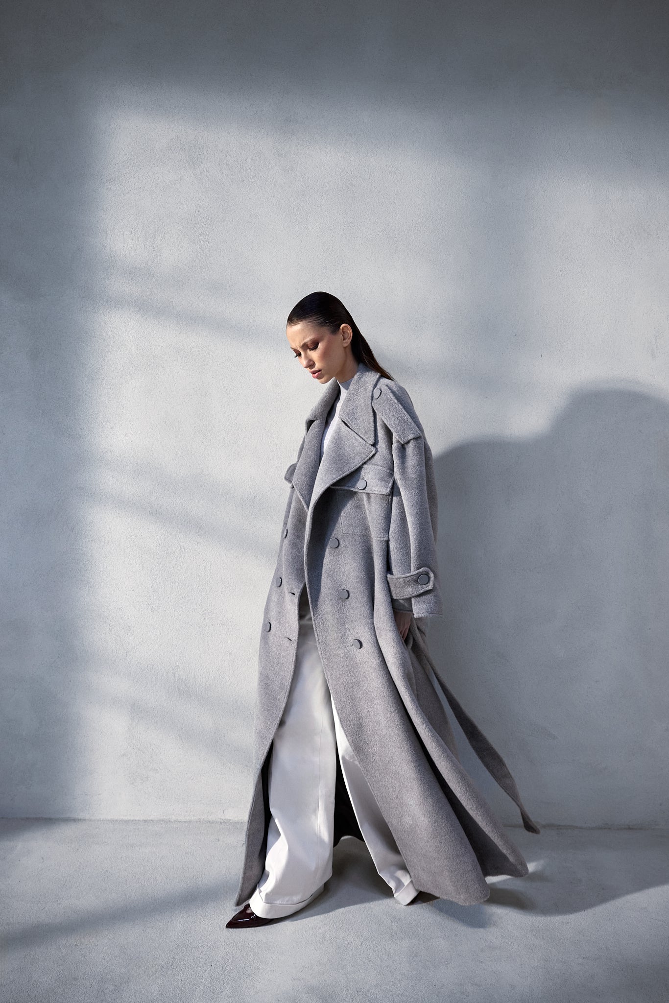 Palton gri Bespoke FOR HER