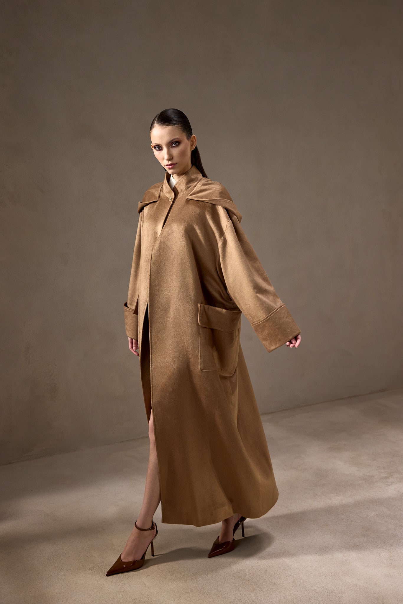 Pardesiu camel Bespoke FOR HER