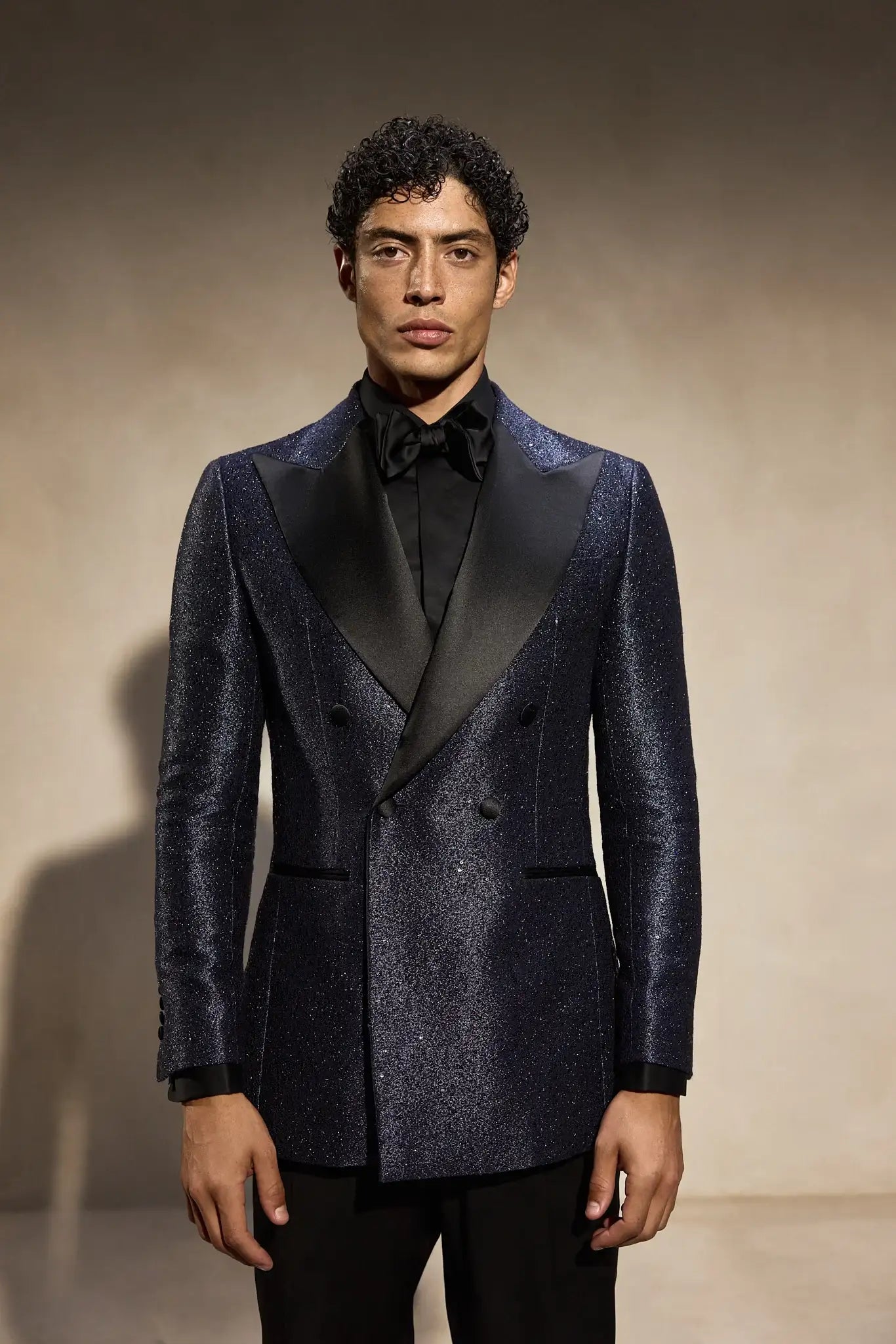 MADE TO MEASURE BLUE TUXEDO JACKET