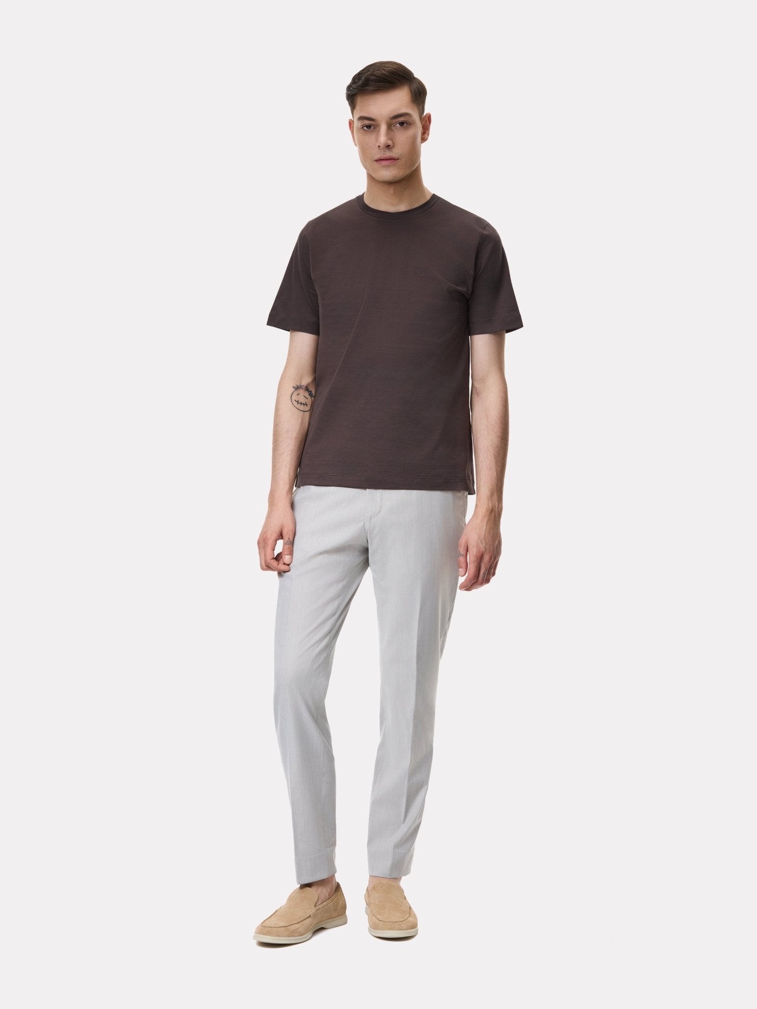 Tricou maro din bumbac Filoscozia® - Viggo