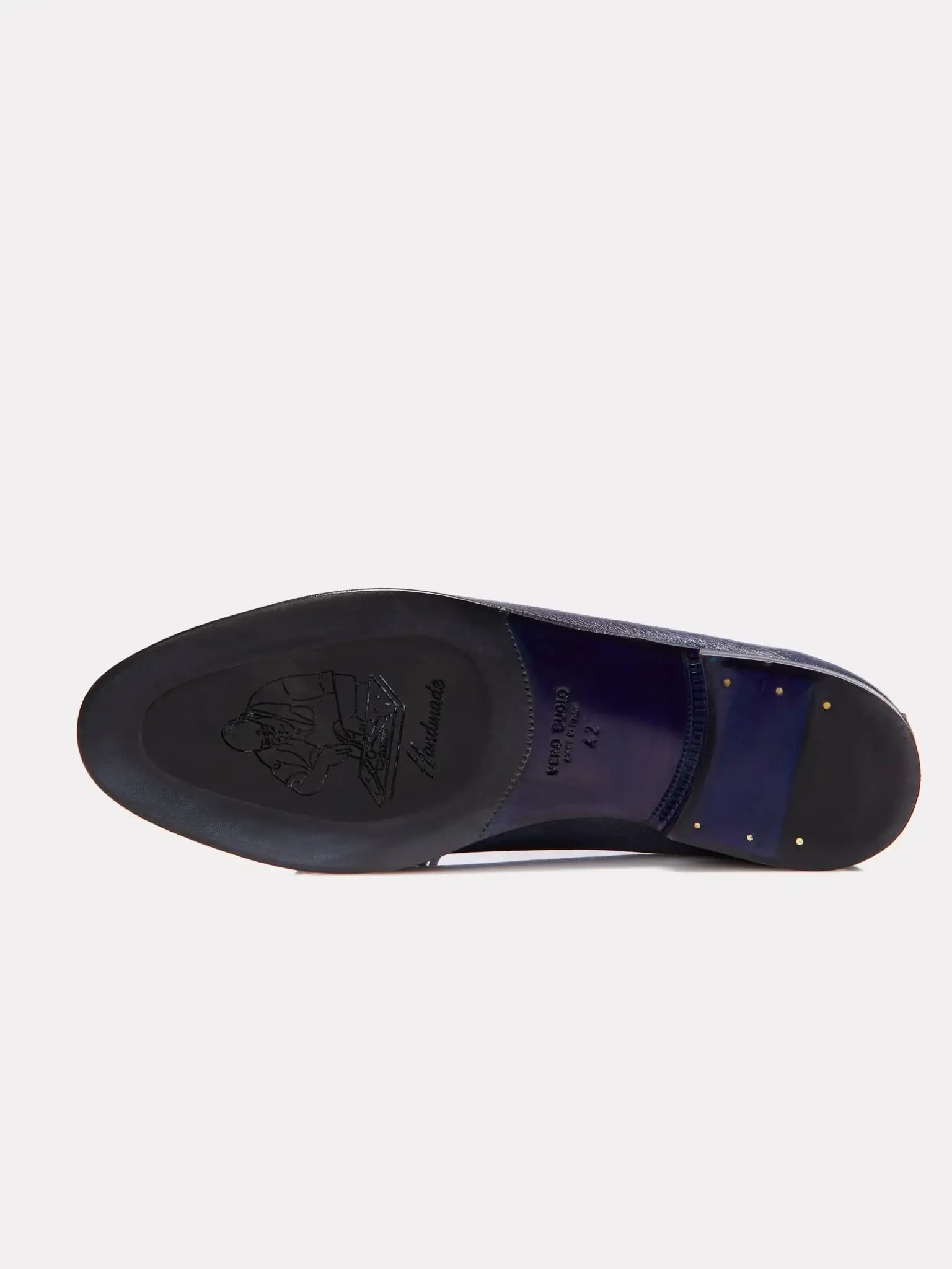 Loafer shoes with tassels, navy