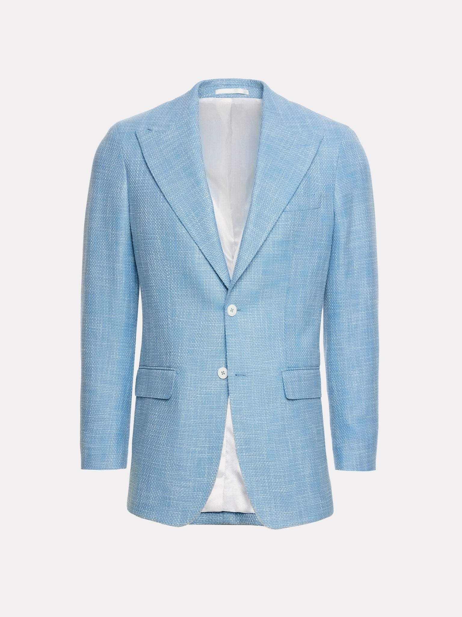 JACKET virgin wool, cotton, natural silk and linen