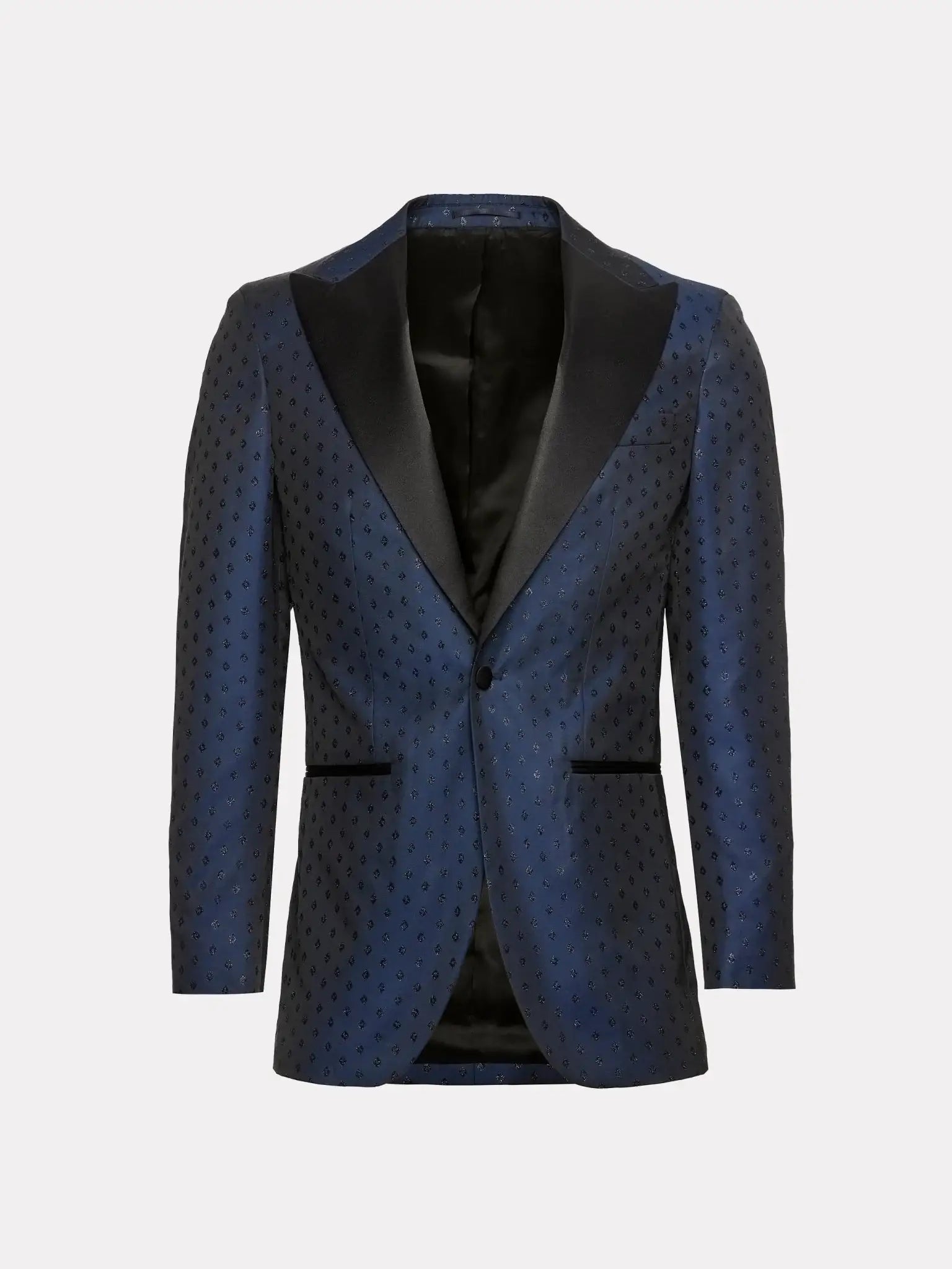 TUXEDO JACKET ZIGNONE NAVY FABRIC