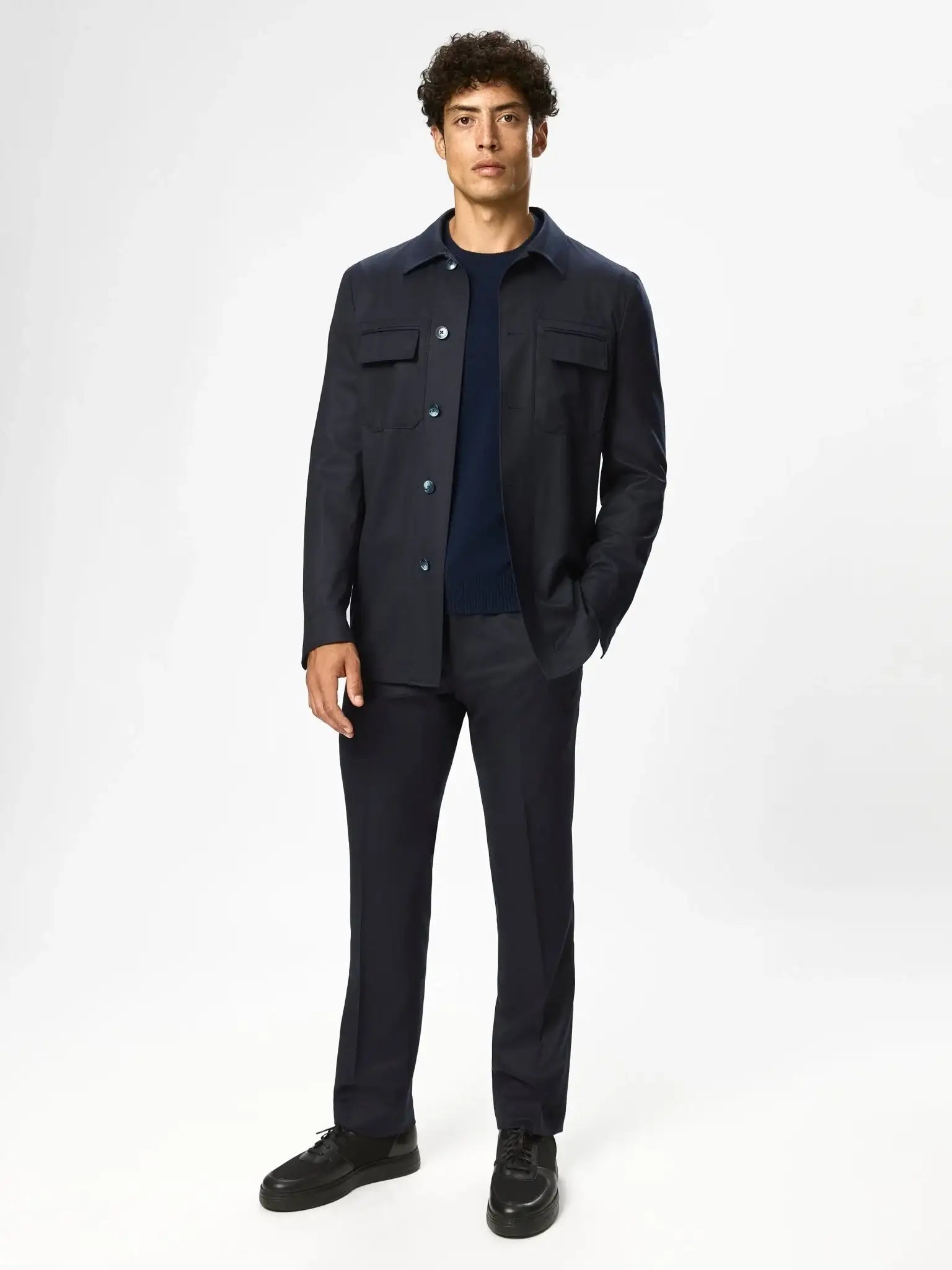 Jacheta din lana virgina Vitale Barberis Canonico