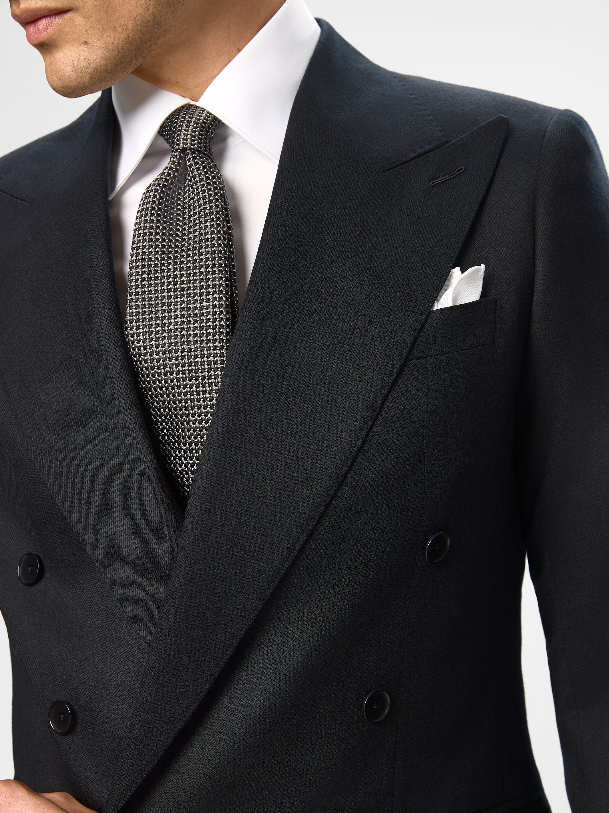 COSTUM negru tesatura Vitale Barberis Canonico