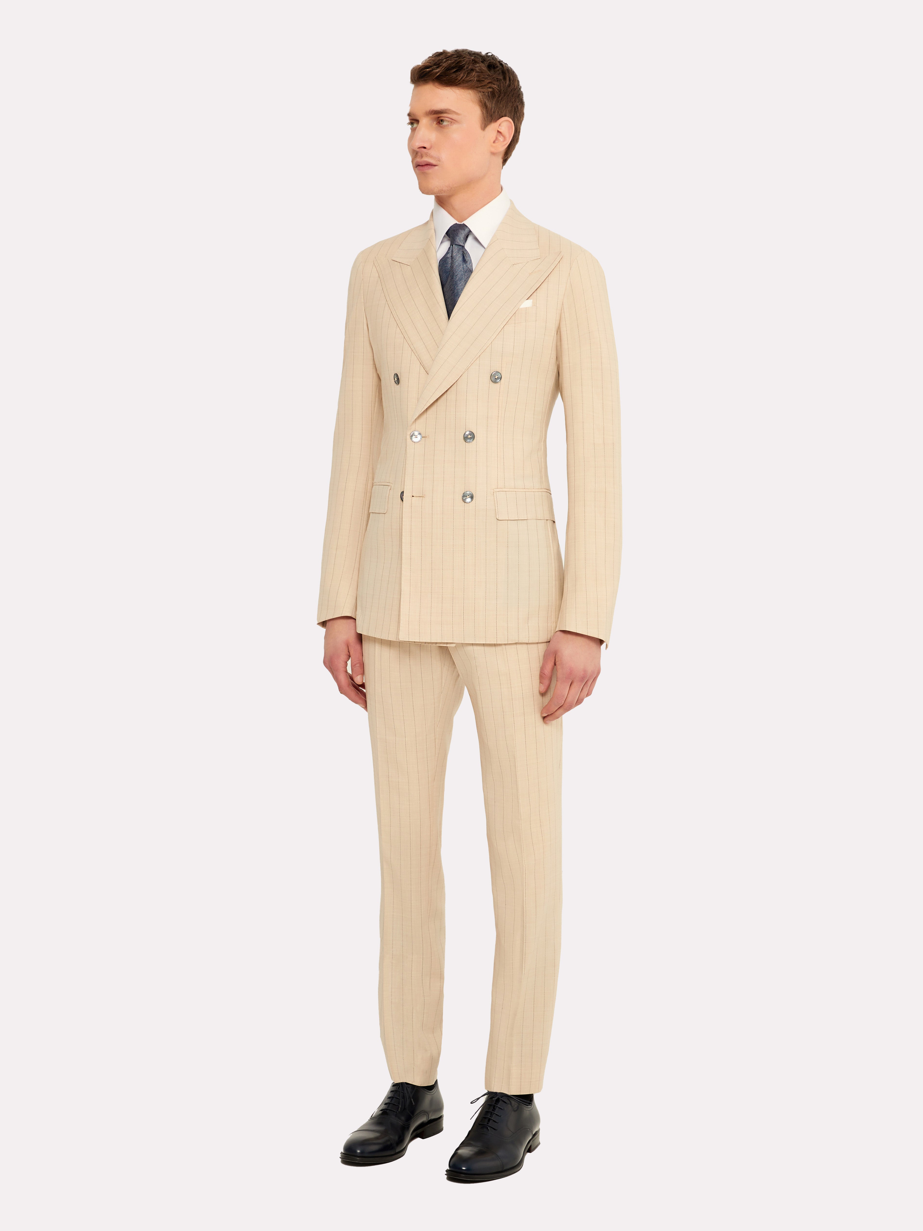 Costum tesatura Loro Piana, la doua randuri de nasturi