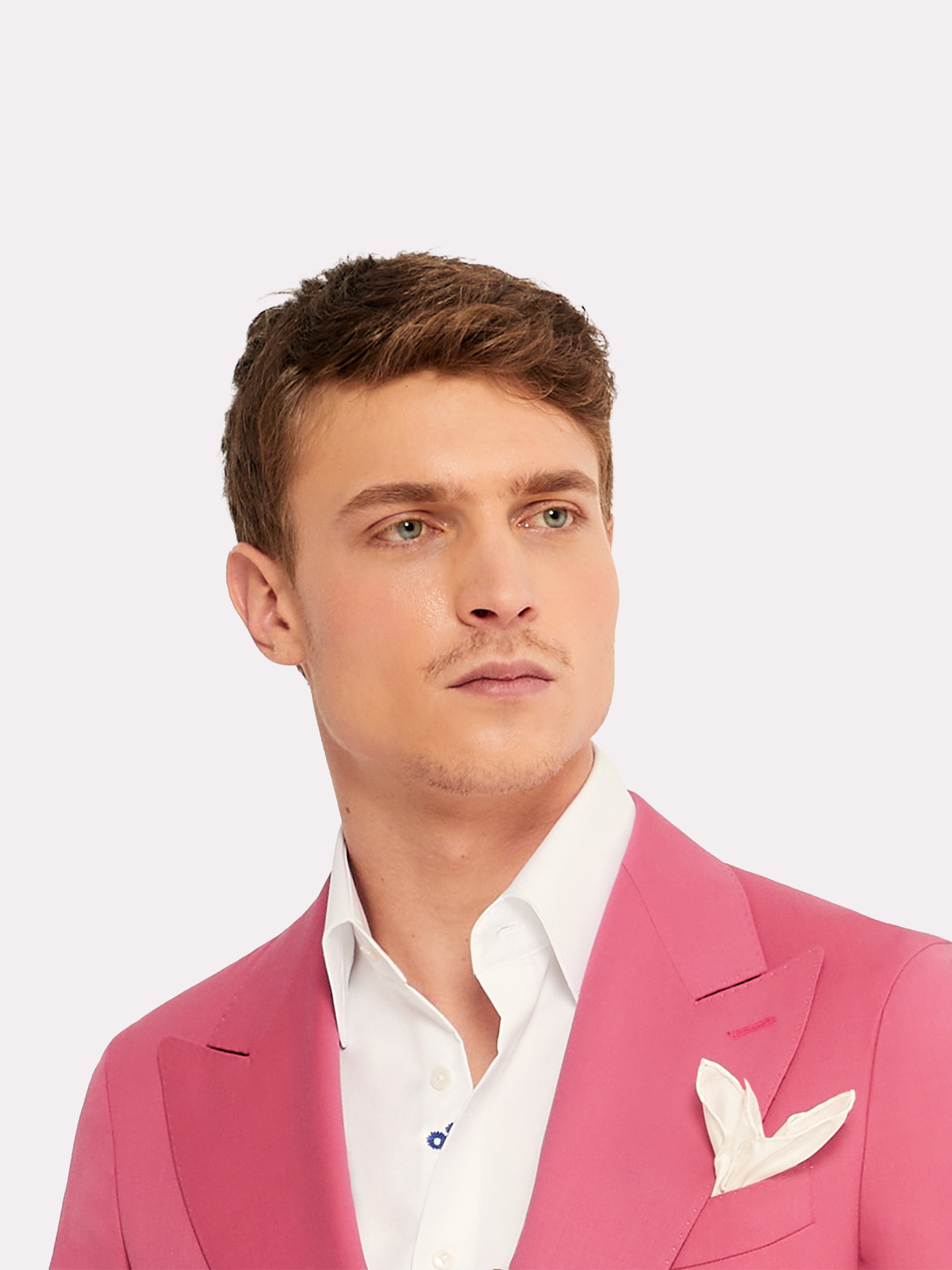 Piacenza fabric suit, light pink