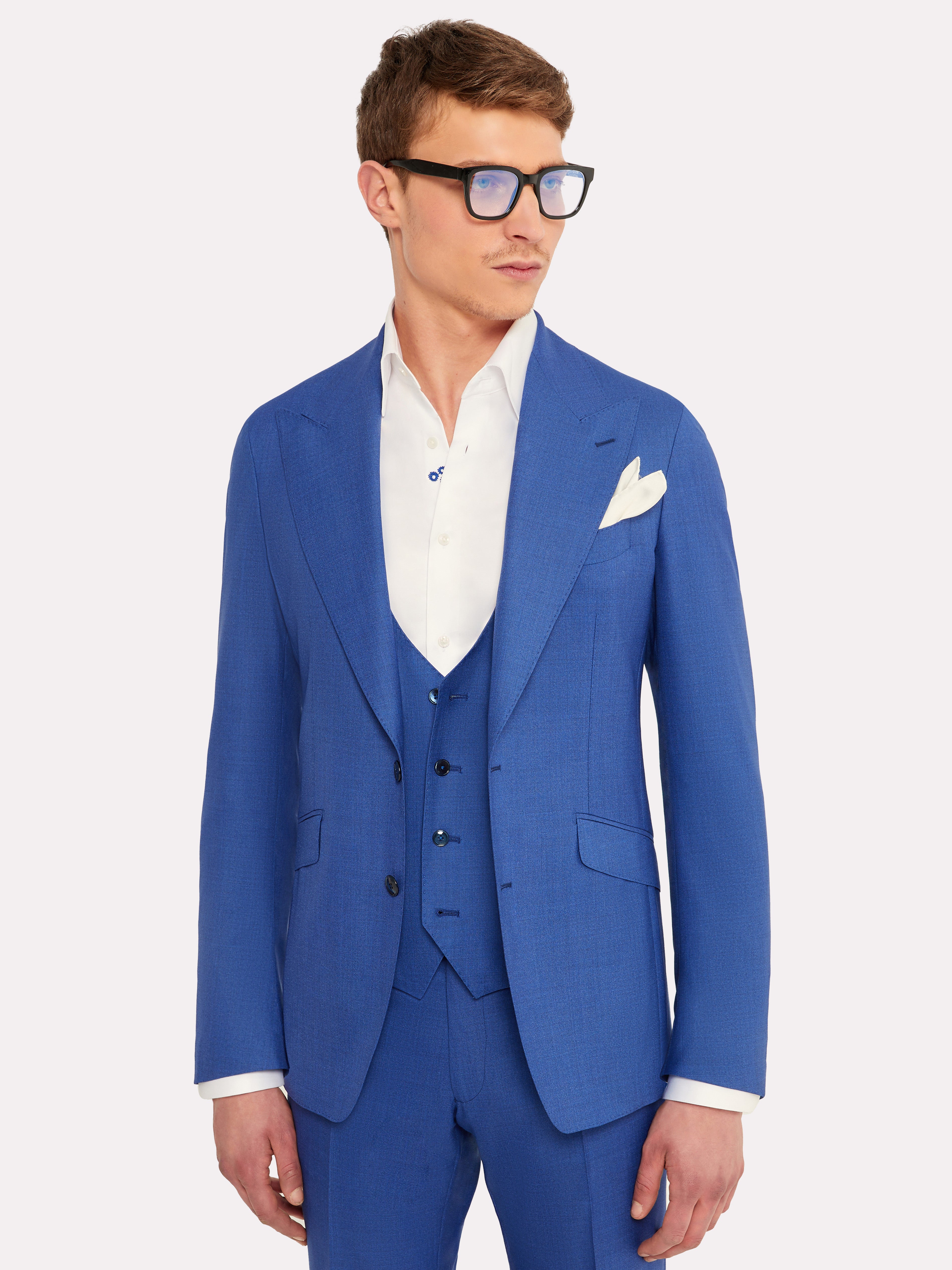 Tallia di Delfino fabric suit, wool and silk