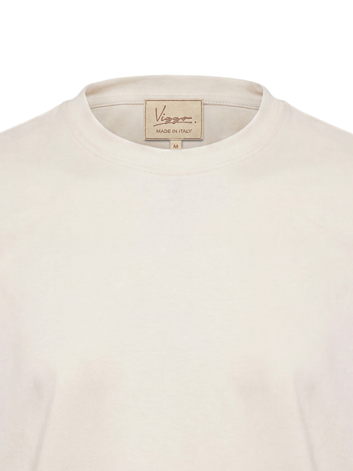 Tricou cappuccino din bumbac Oeko-Tex®