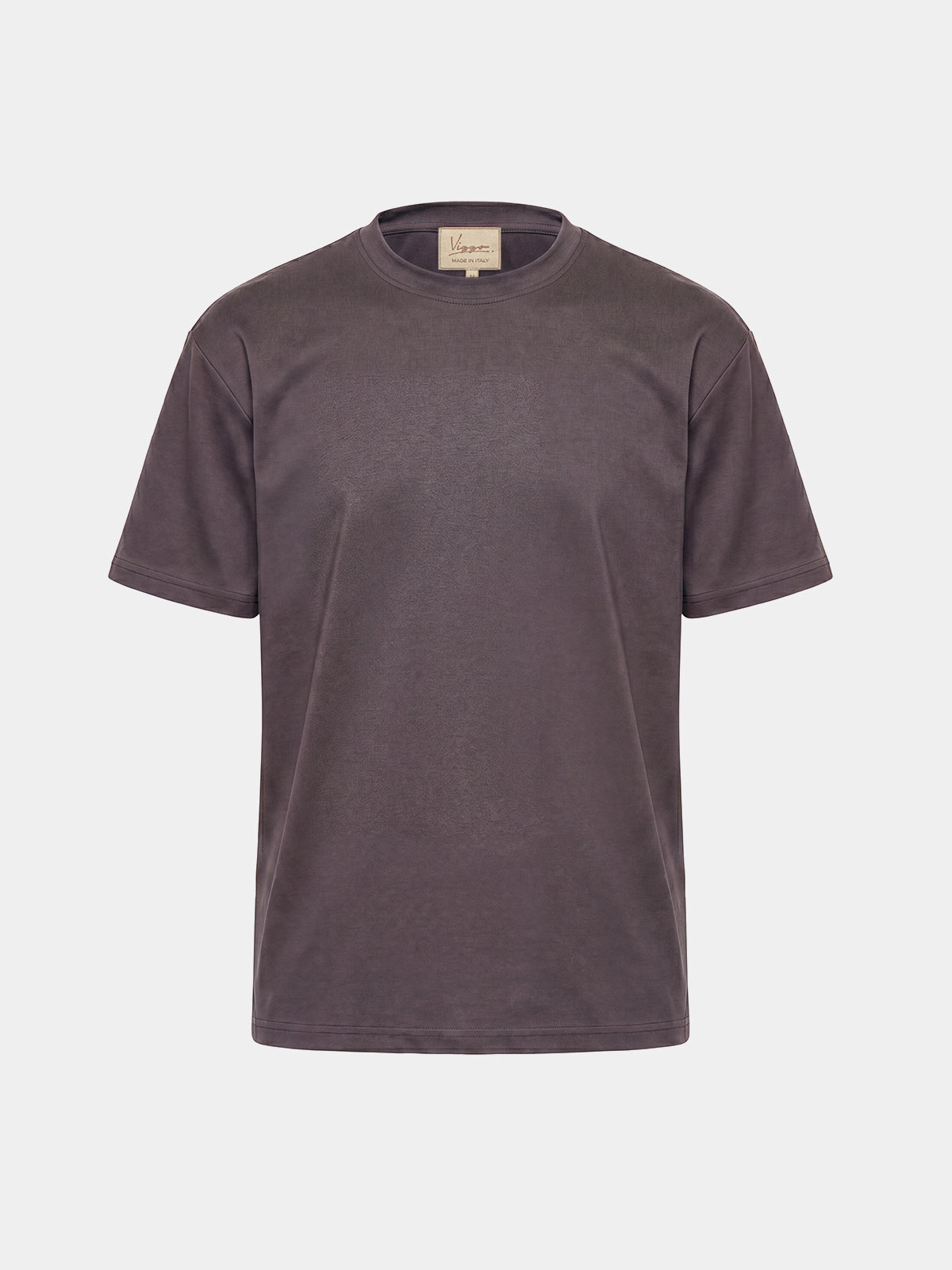 Tricou maro din bumbac Oeko-Tex®