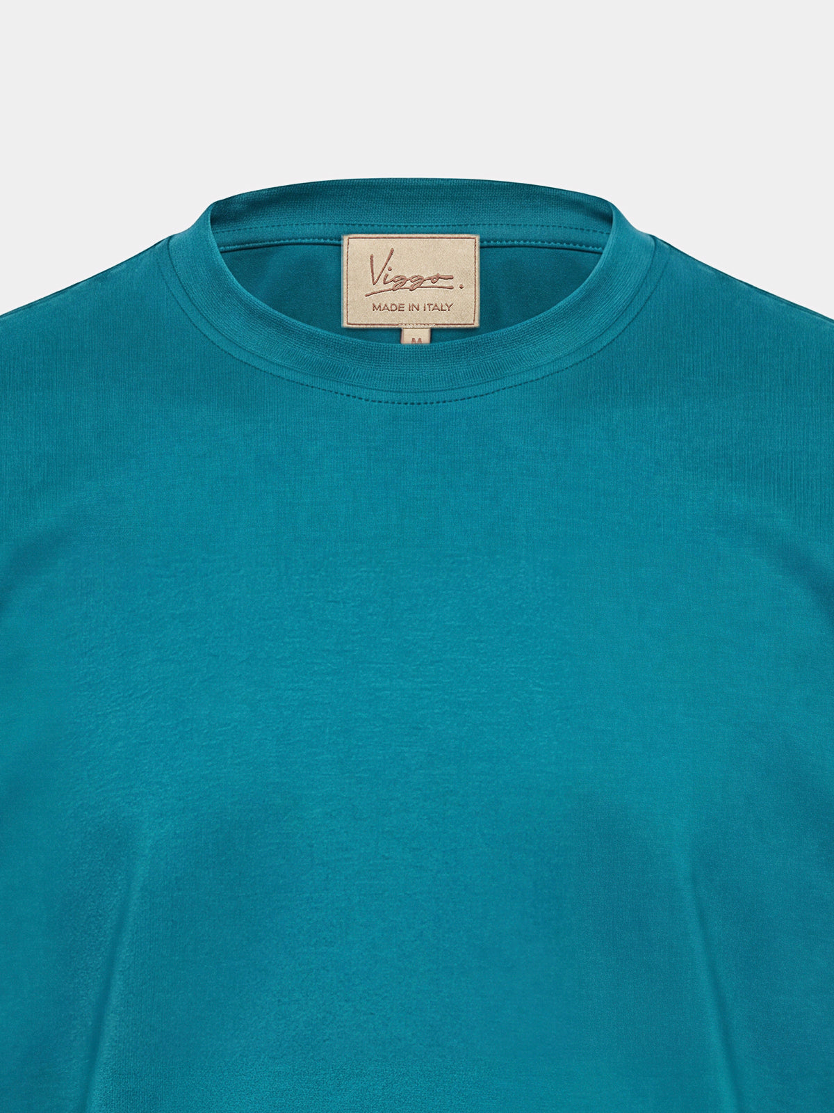Tricou verde din bumbac Oeko-Tex®