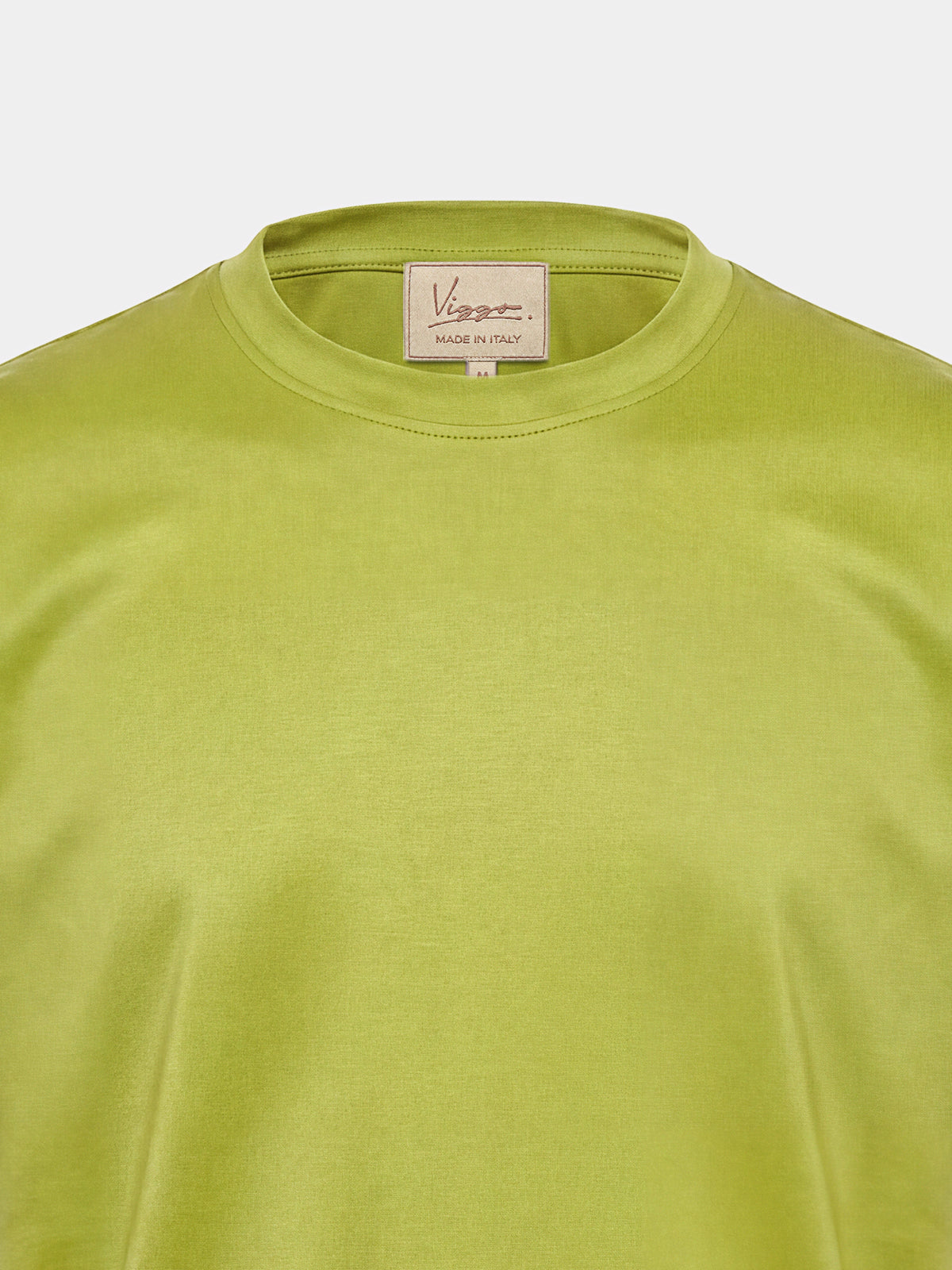 Tricou galben din bumbac Oeko-Tex®