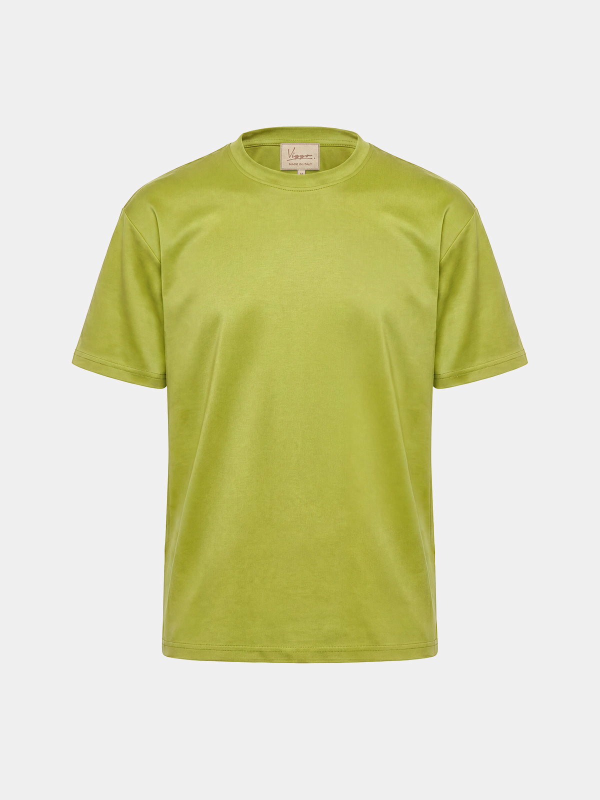 Tricou galben din bumbac Oeko-Tex®