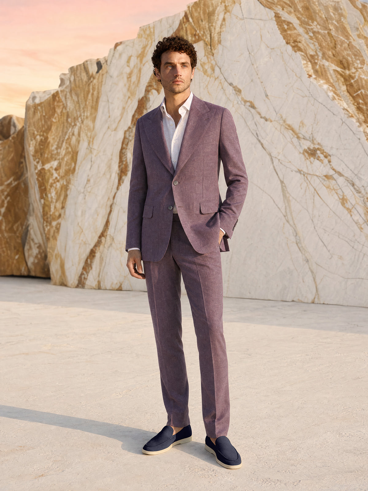 Costum tesatura Loro Piana Summertime, bordo