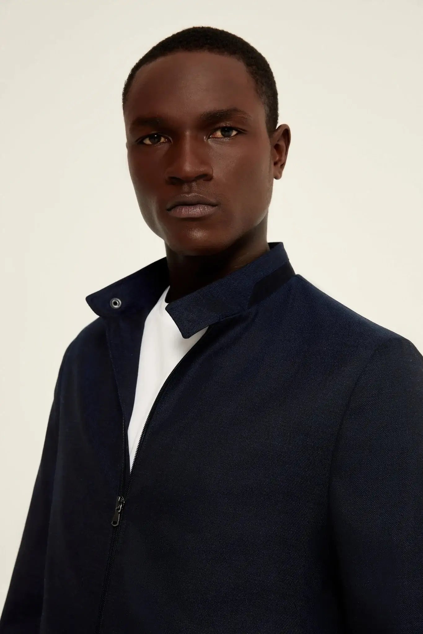 Bluzon biker tesatura Vitale Barberis lana, matase si in