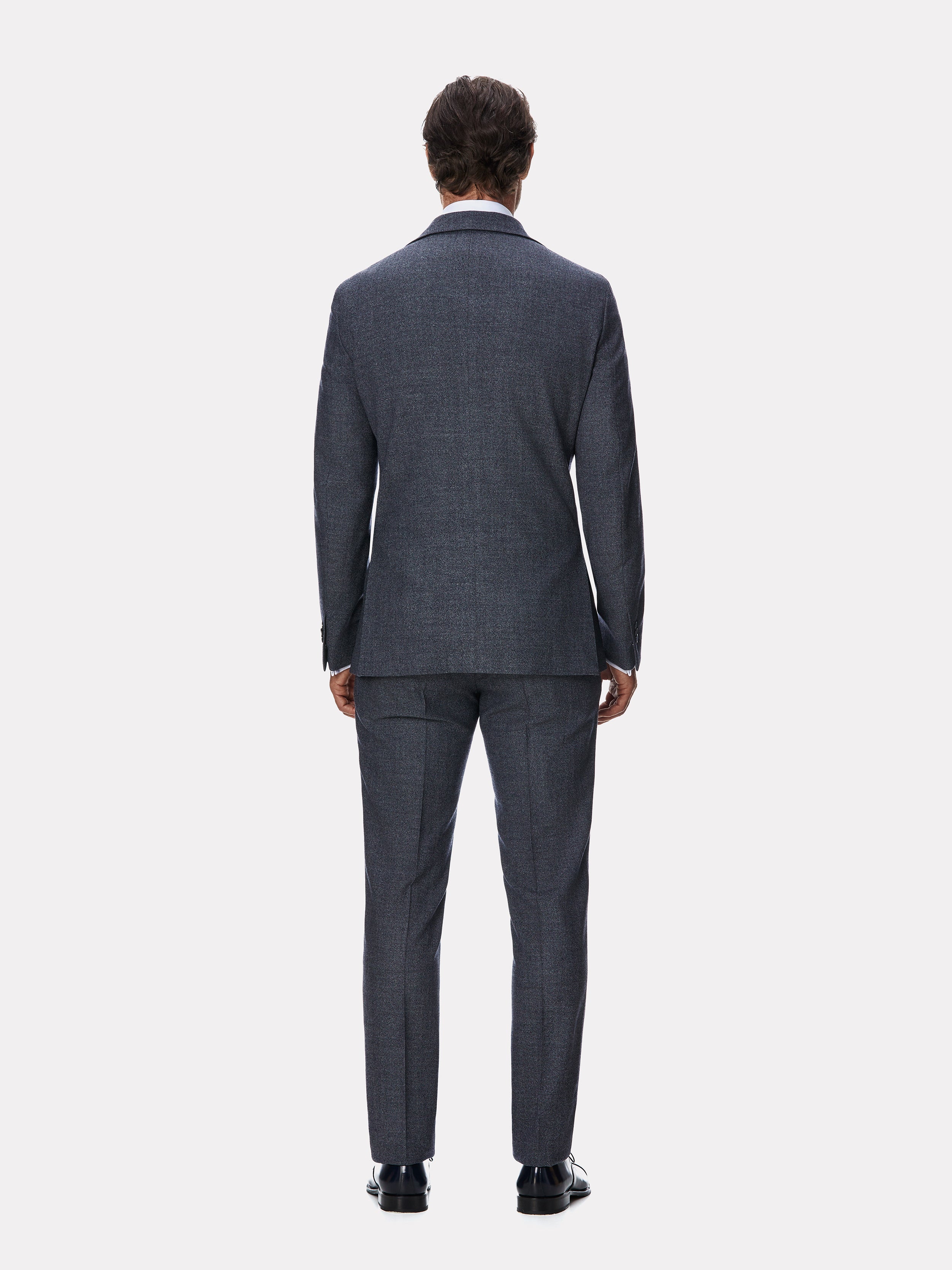 Costum tesatura Loro Piana, flanel texturat