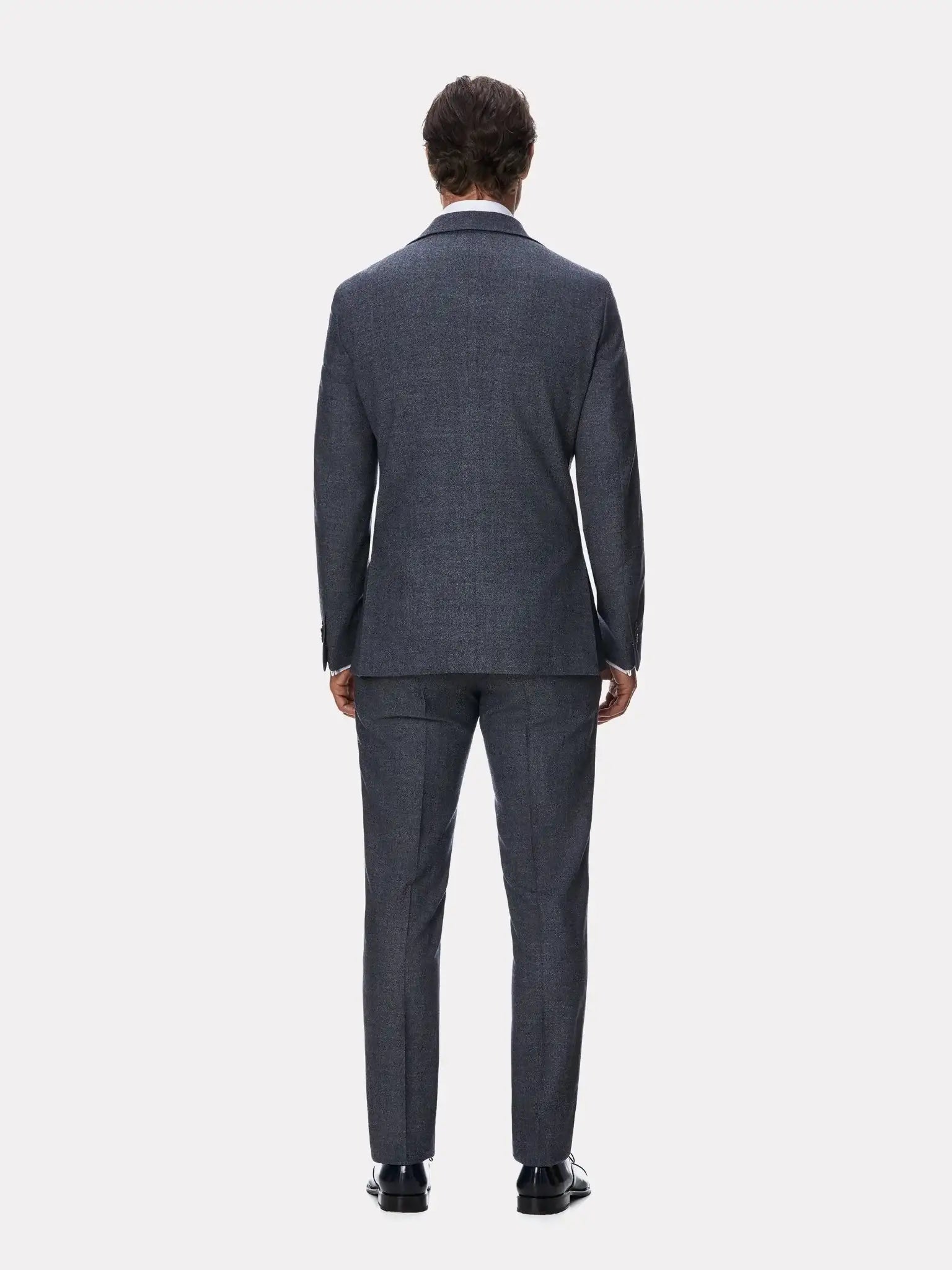 Loro Piana fabric suit, textured flannel