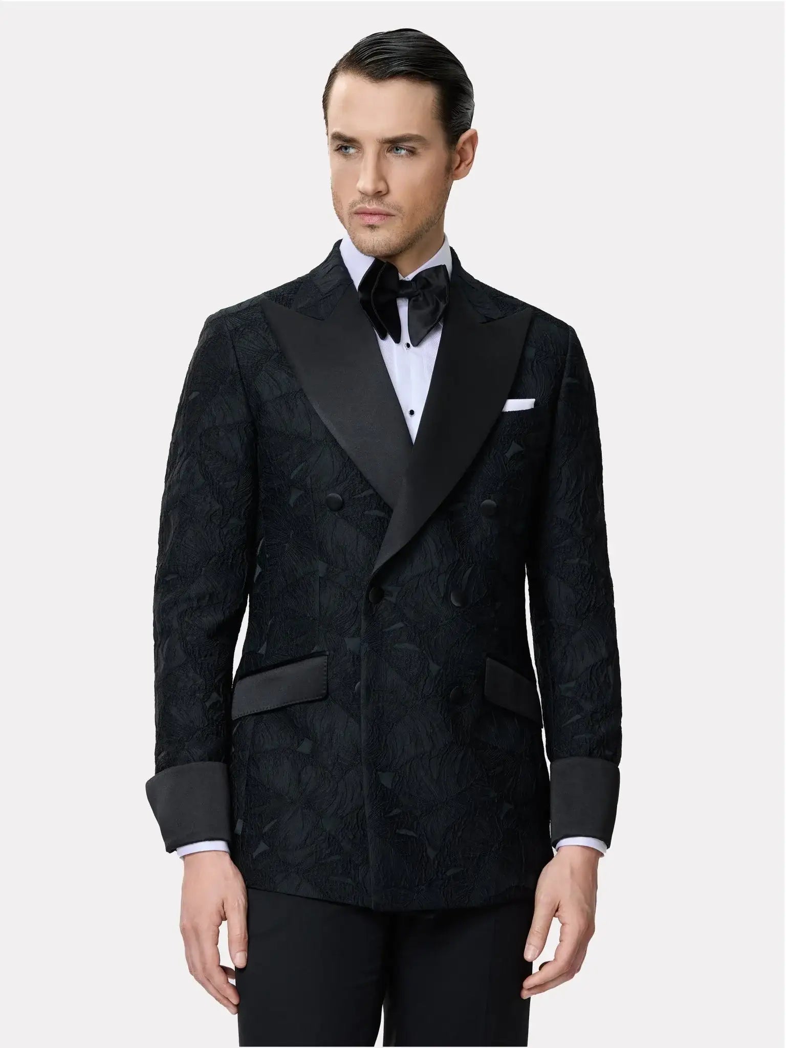 Sacou smoking made to measure la doua randuri de nasturi