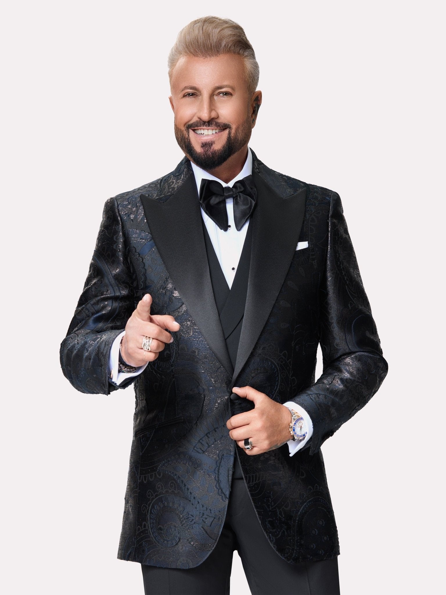 Sacou smoking made to measure model paisley lucios - Viggo