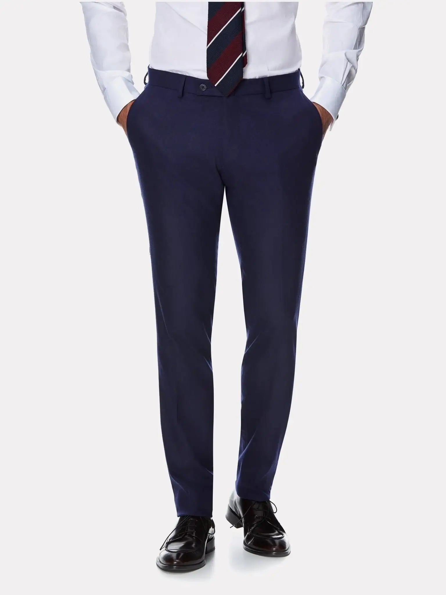 TG di Fabio fabric suit, navy flannel