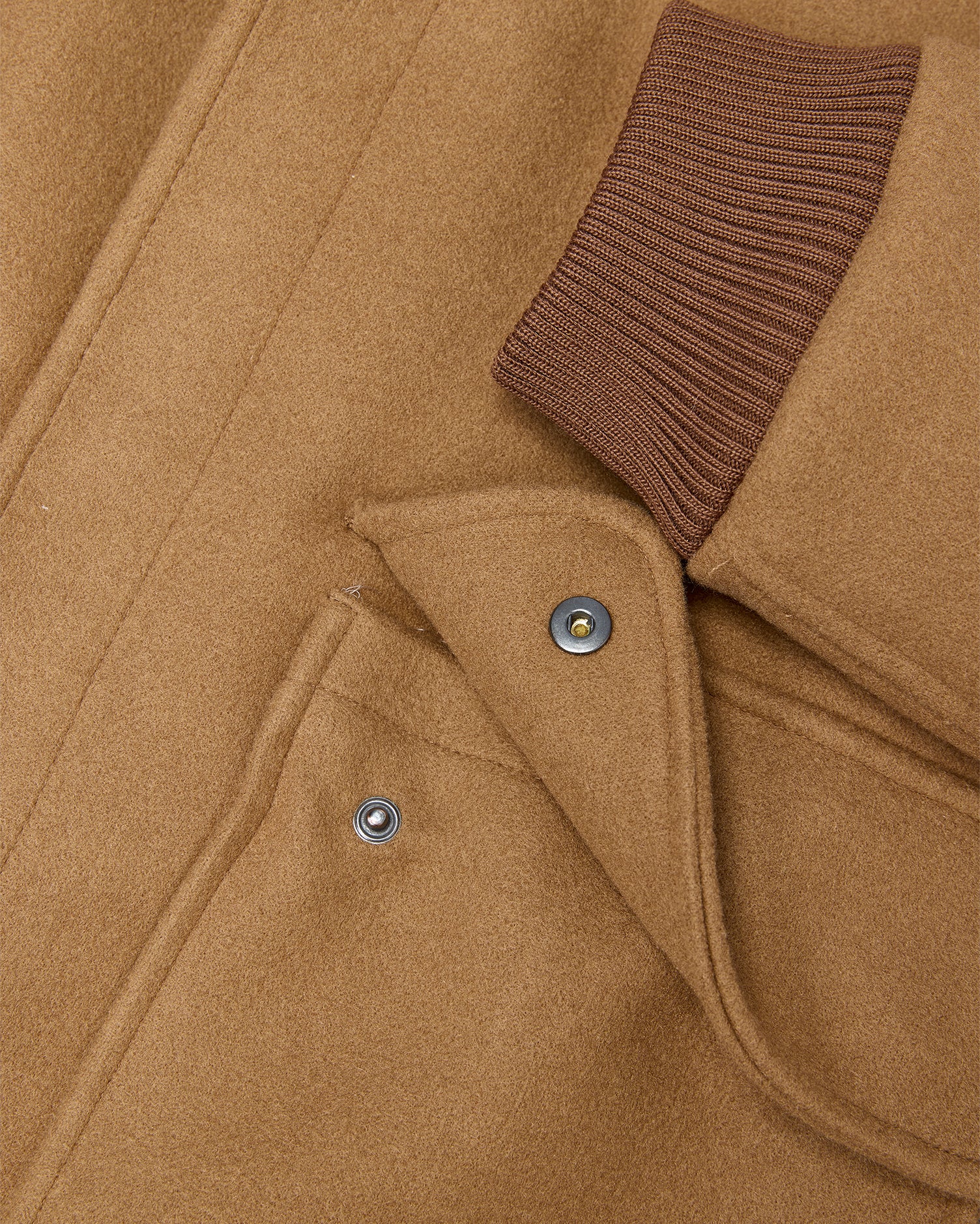 Camel bomber jacket