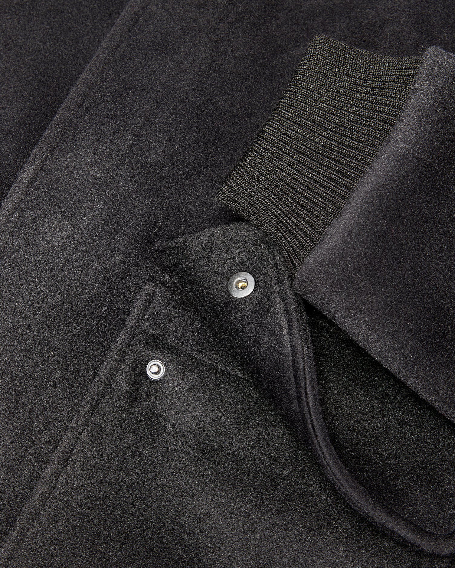 Black bomber jacket